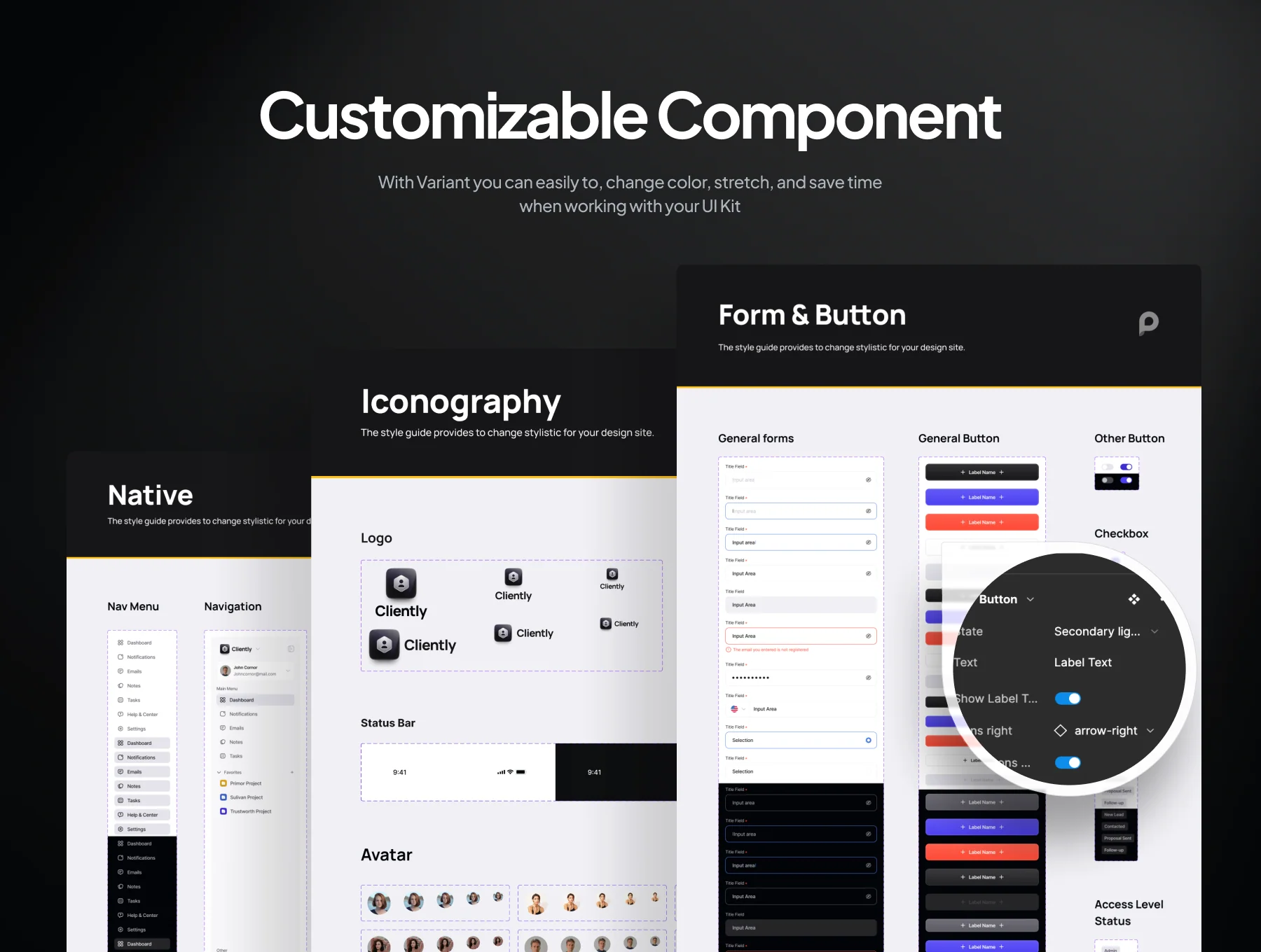 CRM Dashboard UI Kit - Cliently 4