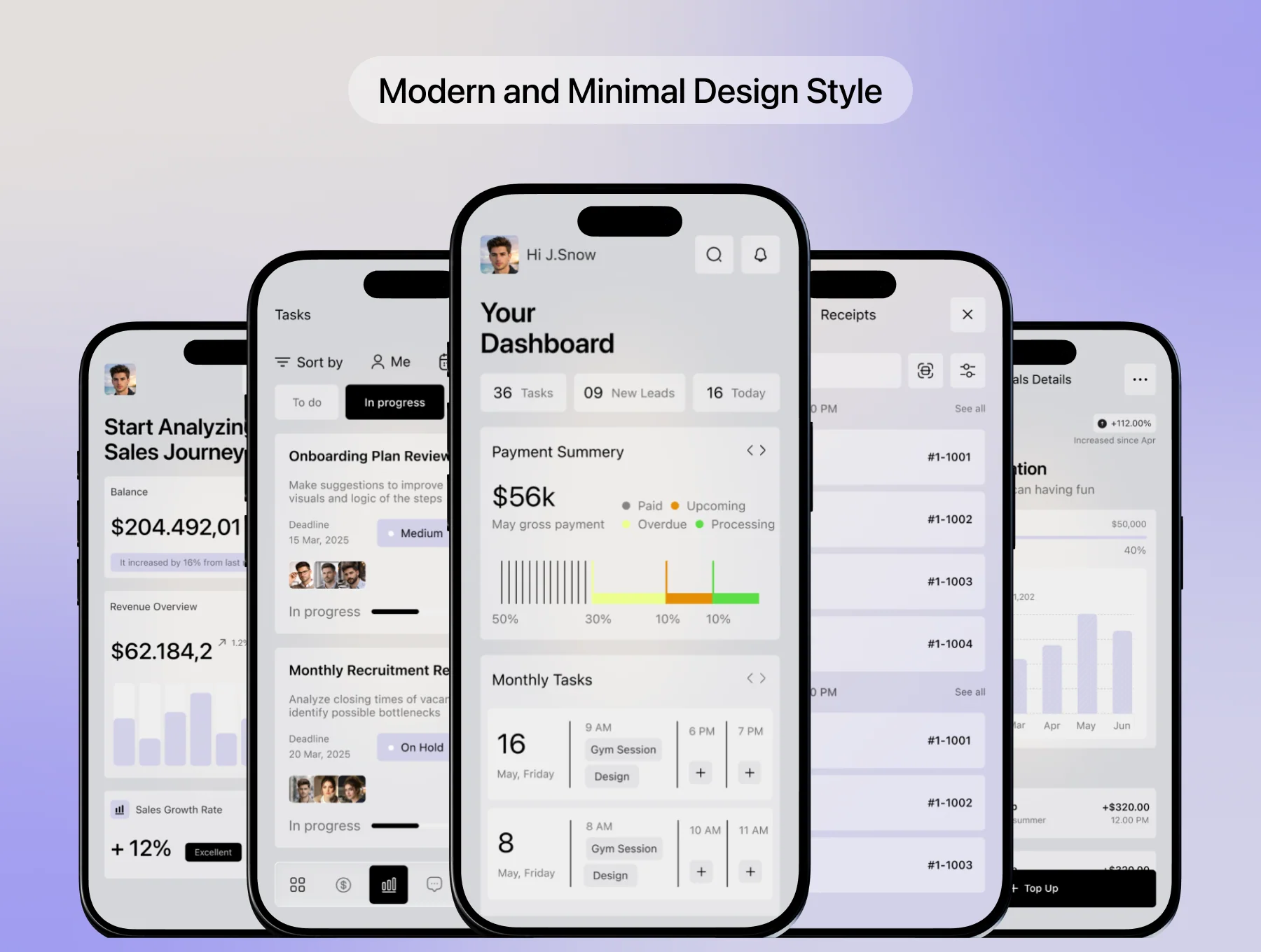 CRM – Mobile CRM App UI Kit for iOS & Android 3
