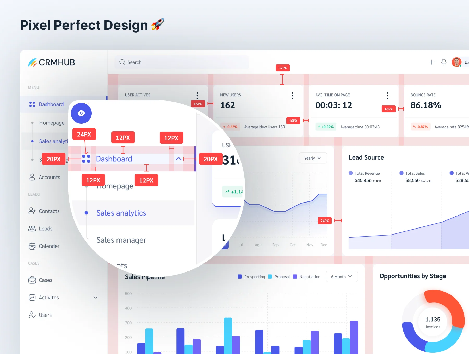 CRMHUB - SaaS Dashboard UI Kit 5