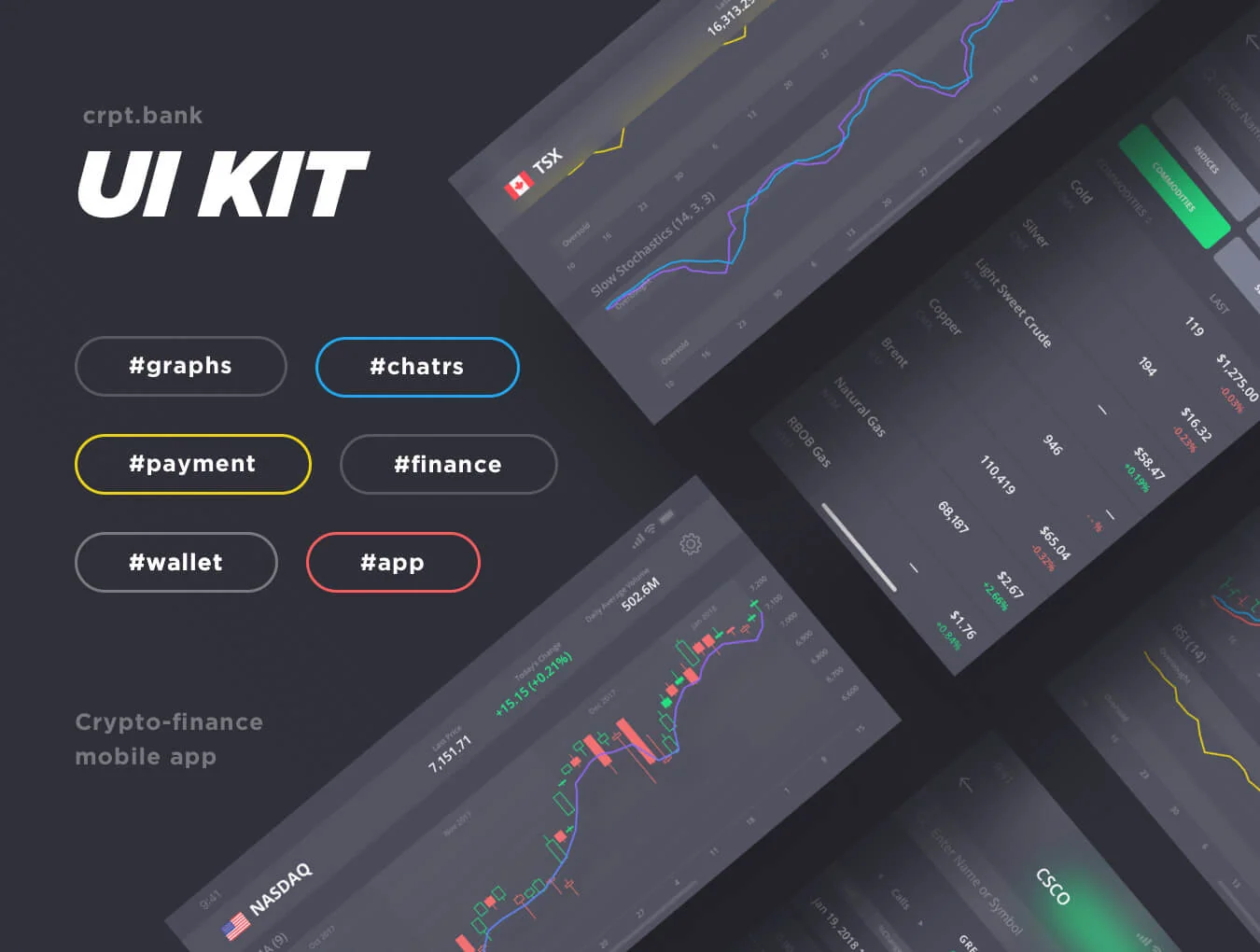 Crpt Bank iOS UI Kit