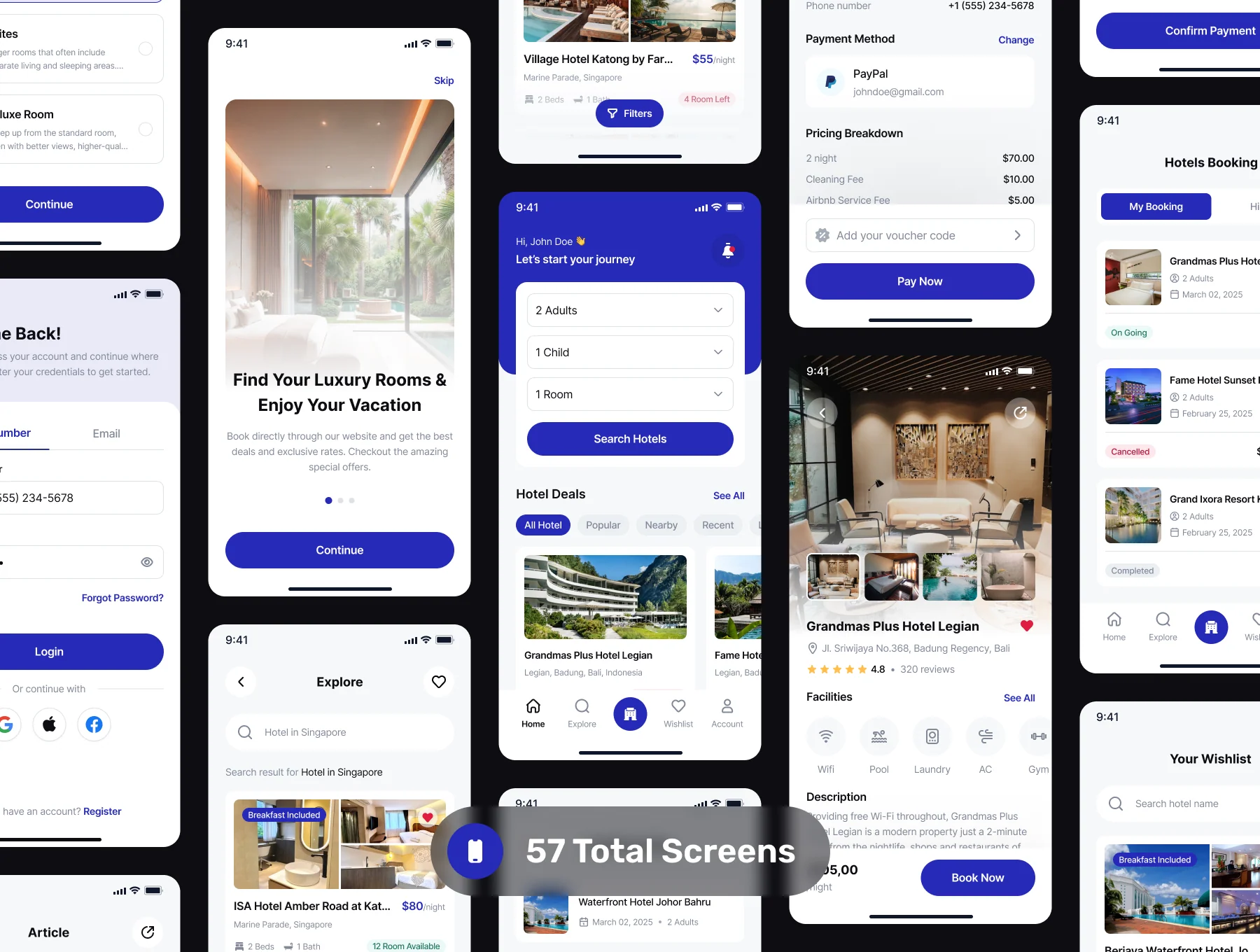 Cruise - Hotel & Resort Booking App UI Kit 5