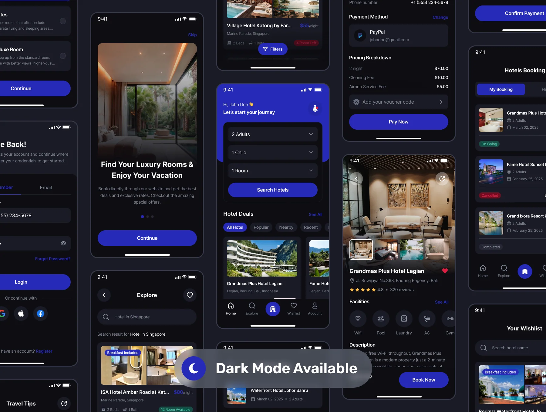 Cruise - Hotel & Resort Booking App UI Kit 6