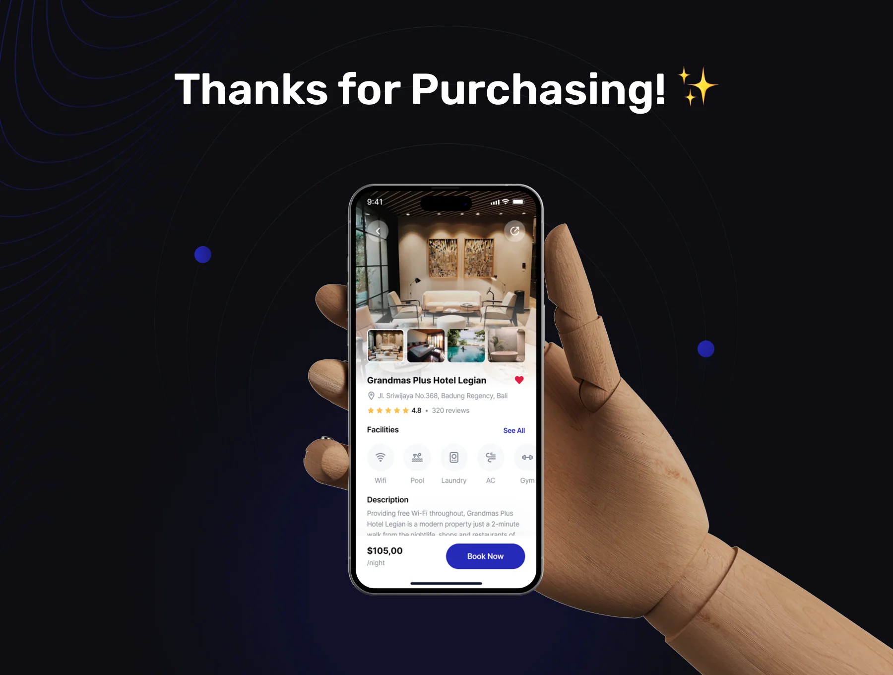 Cruise - Hotel & Resort Booking App UI Kit 8