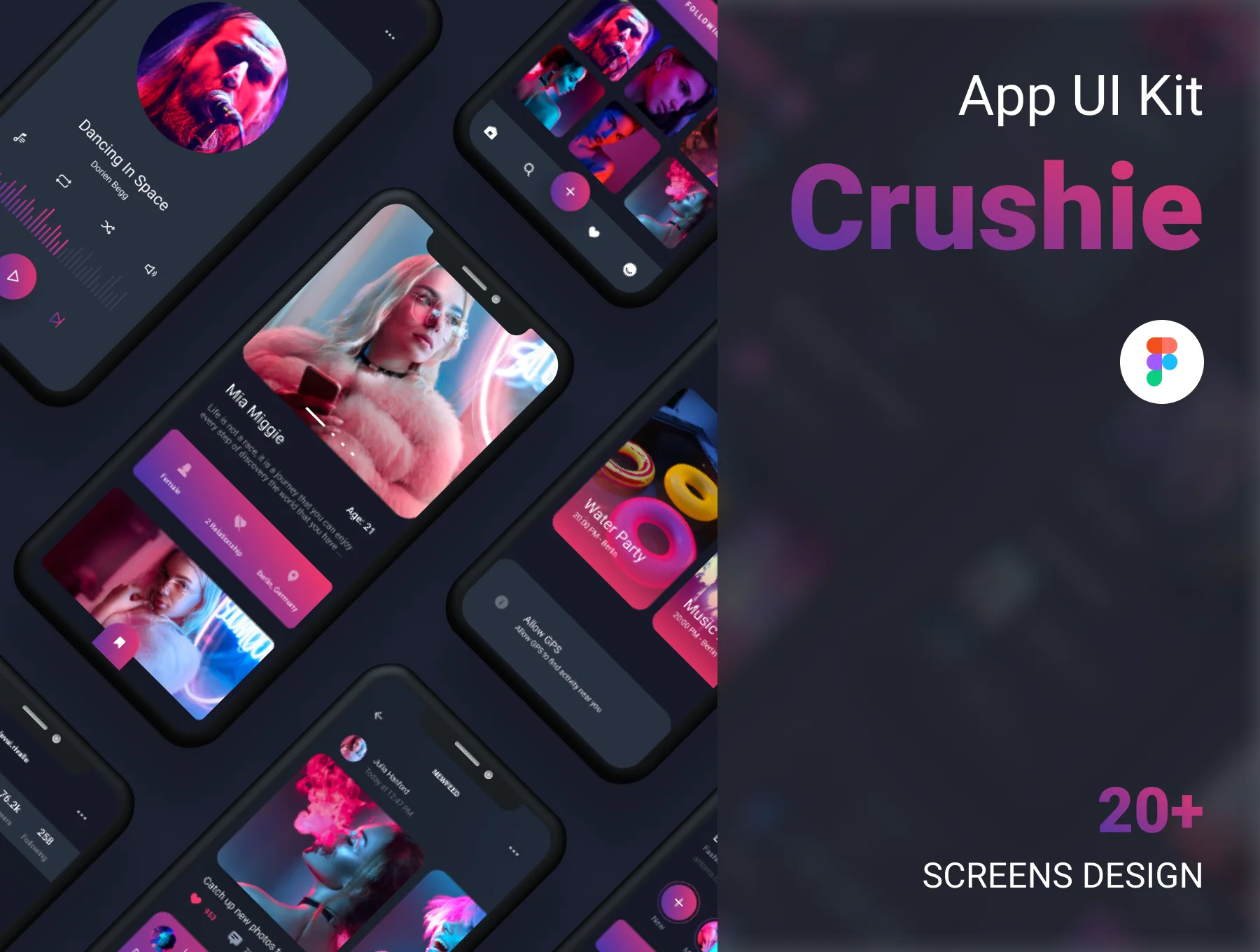 Crushie Dating UI Kit