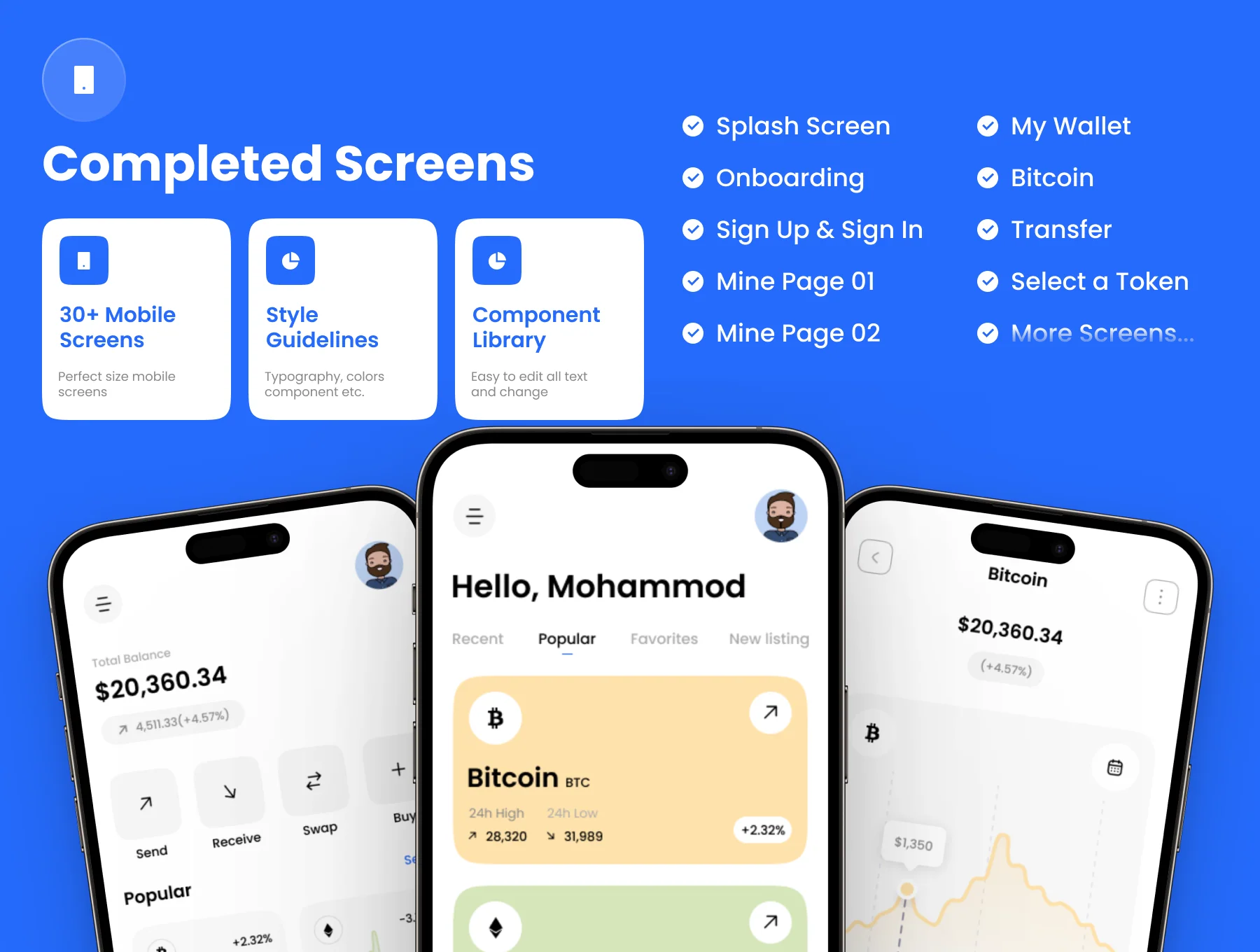 Crypro - Crypto Wallet App UI Kit 2