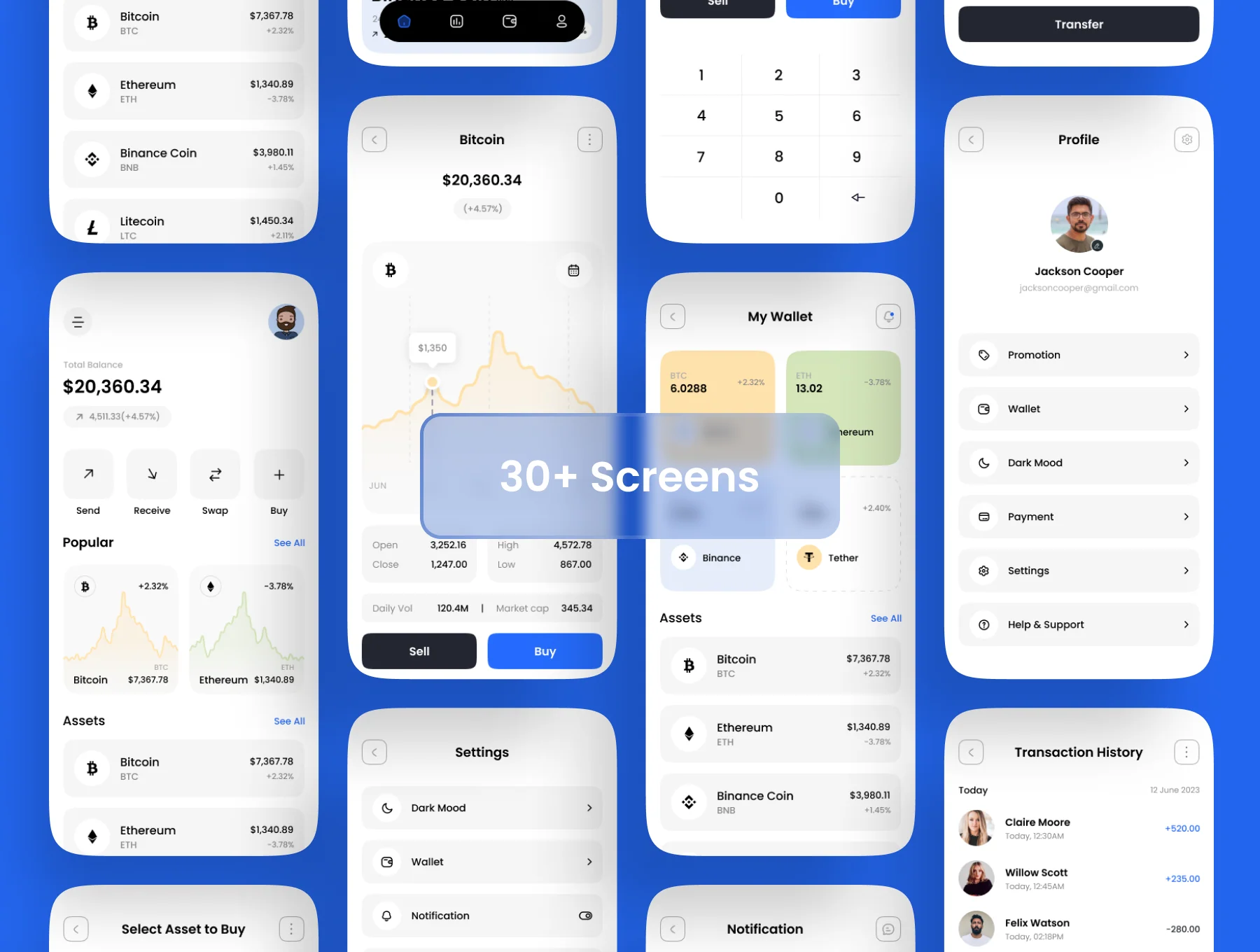Crypro - Crypto Wallet App UI Kit 3