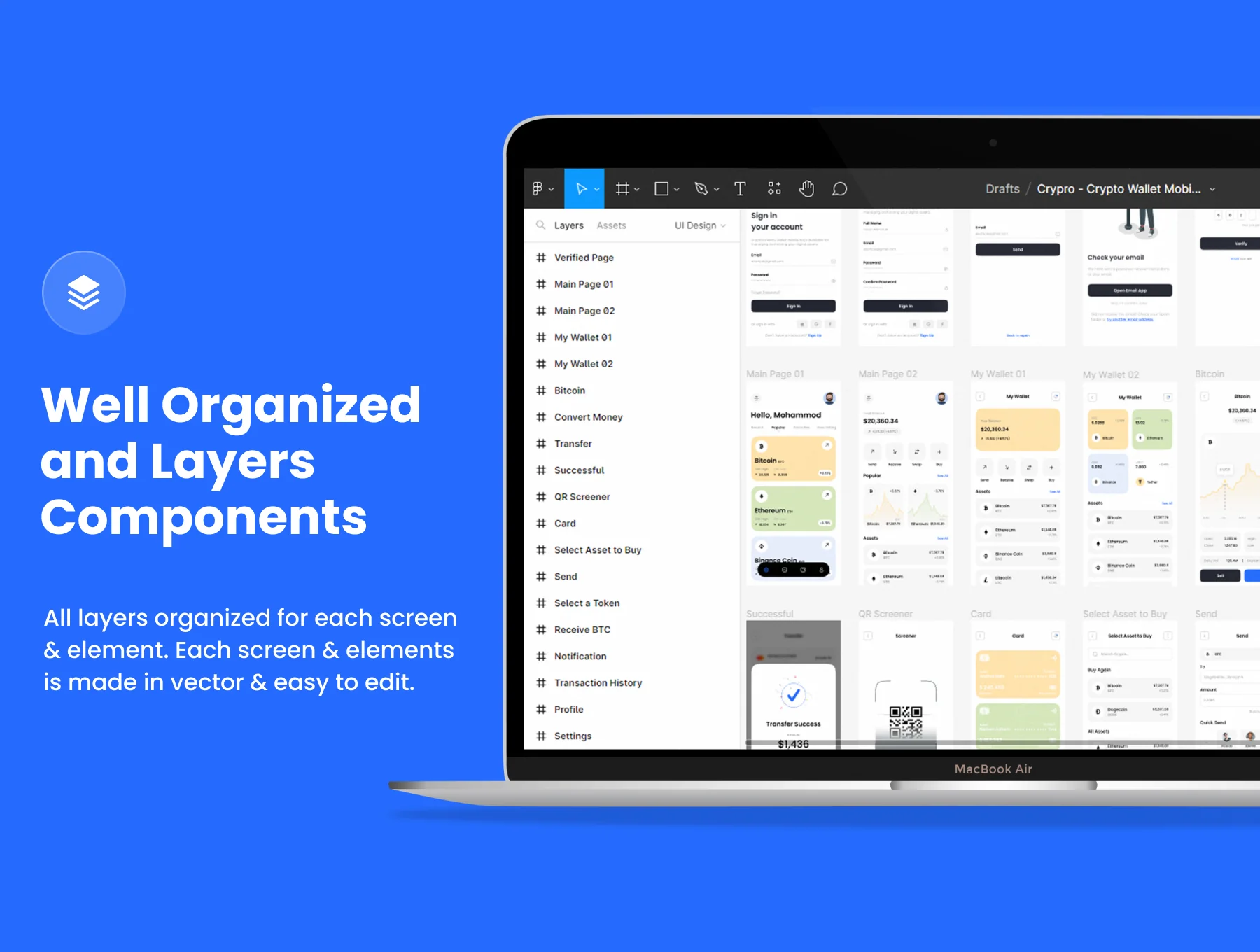 Crypro - Crypto Wallet App UI Kit 4