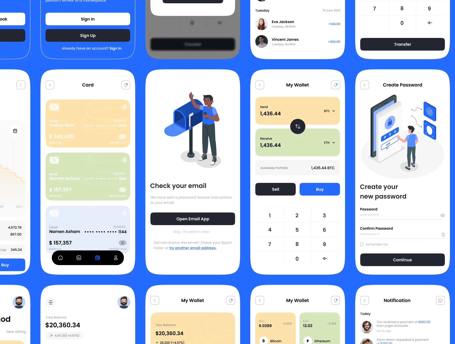 Crypro - Crypto Wallet App UI Kit 7