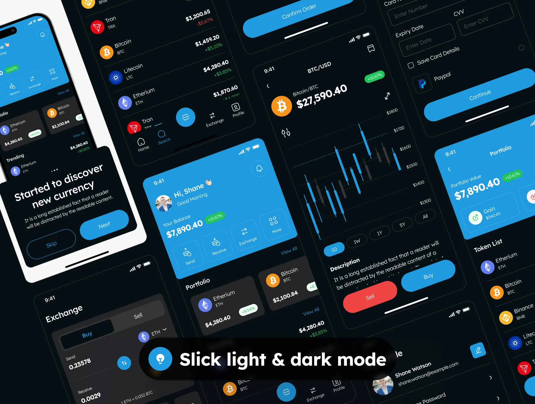 CRYPT - Crypto Currency App UI Kit 7