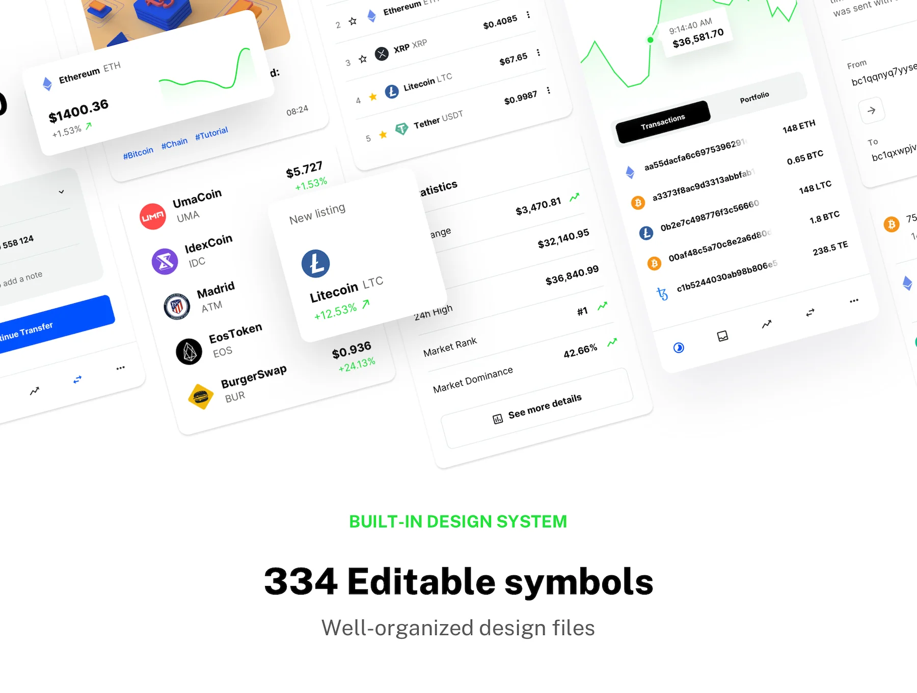 Cryptasa - UI kit for DeFi Startups, Exchange Apps, Crypto Wallets 2