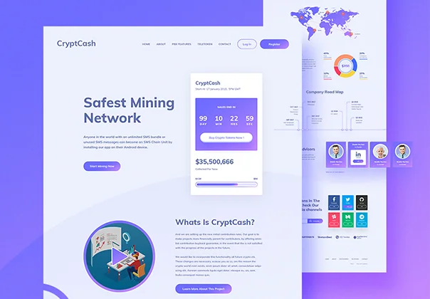 Cryptcash Landing