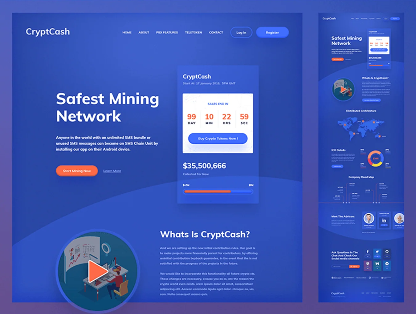 Cryptcash Landing 3