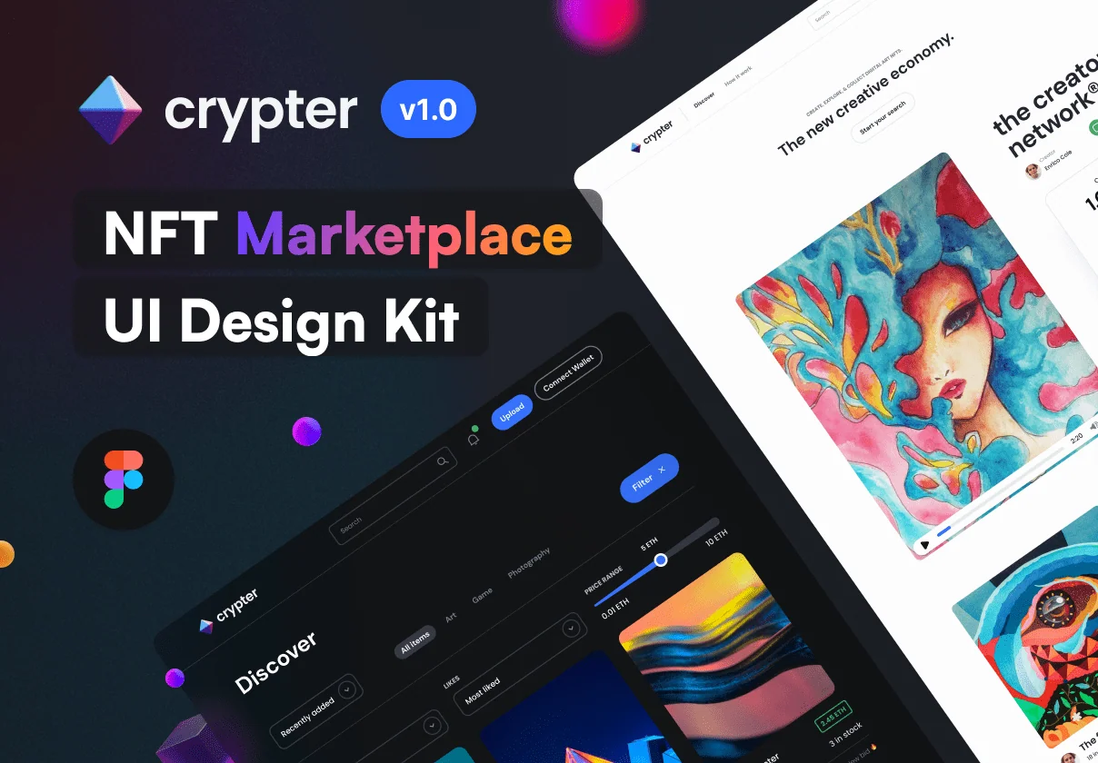 Crypter - NFT Marketplace UI Kit