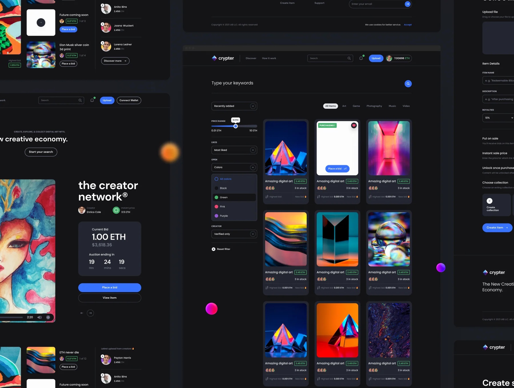 Crypter - NFT Marketplace UI Kit 5