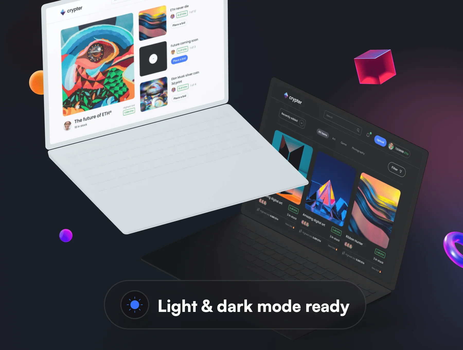 Crypter - NFT Marketplace UI Kit 6
