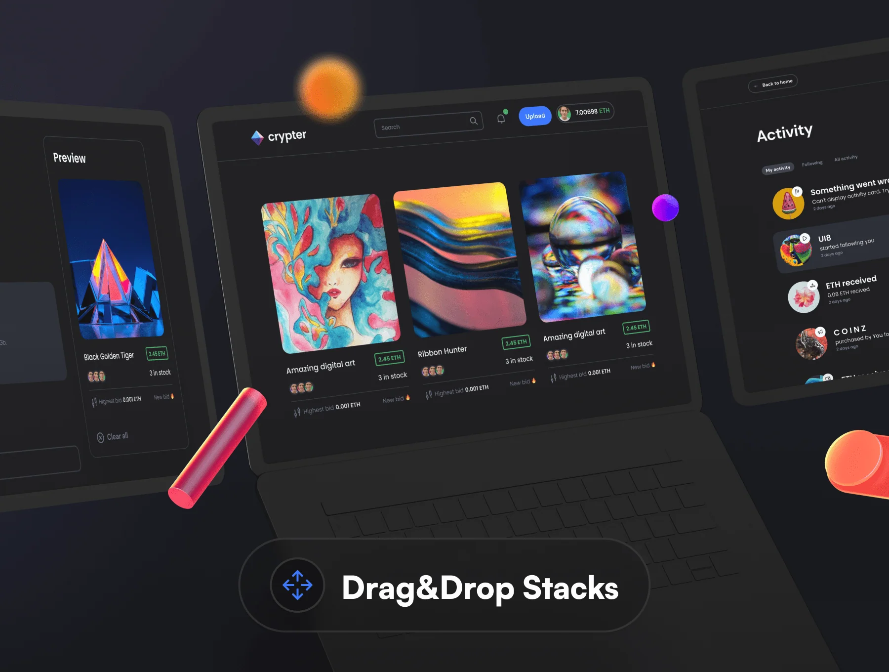 Crypter - NFT Marketplace UI Kit 8