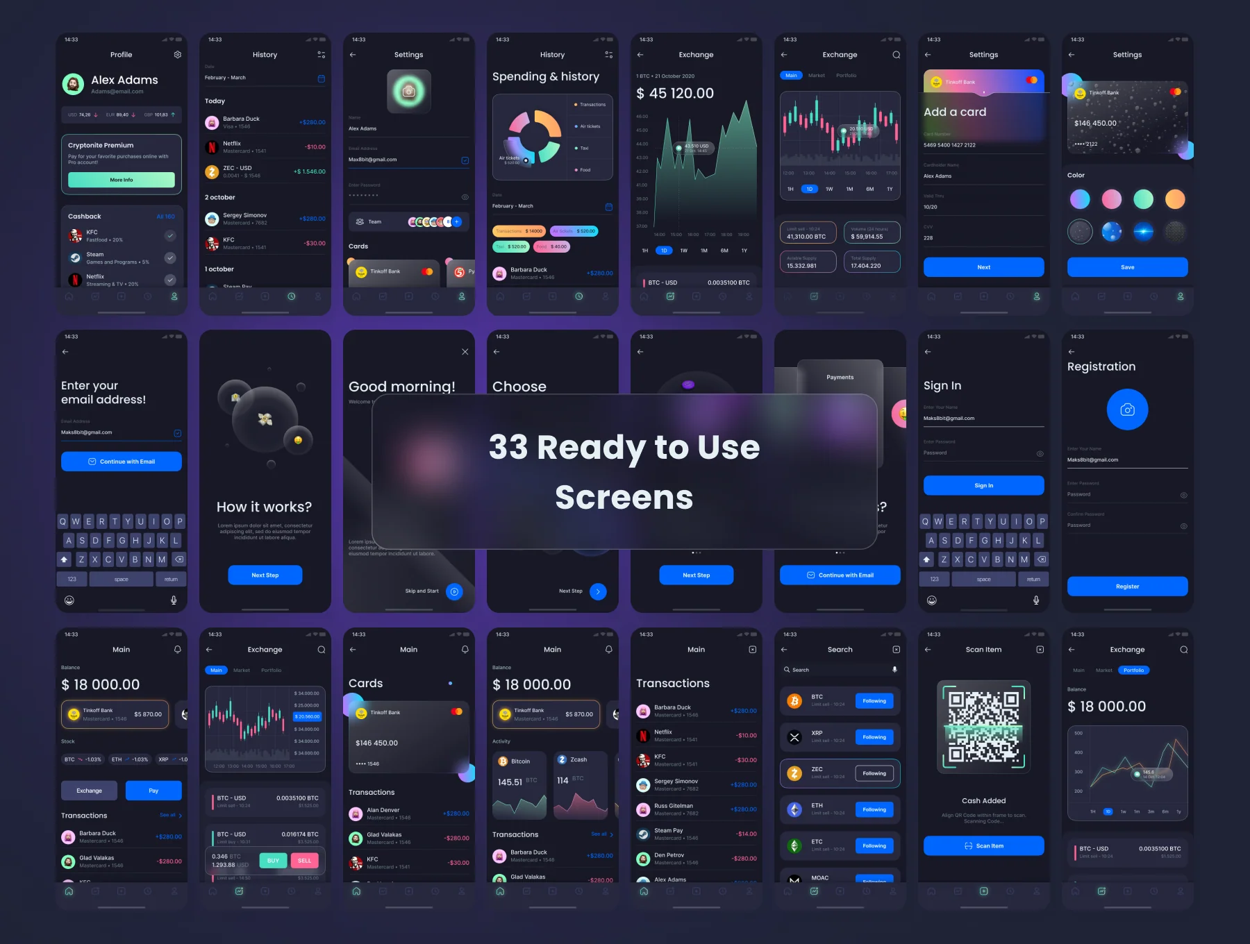 Crypter UI Kit — Banking, Crypto, Trading 💸 2
