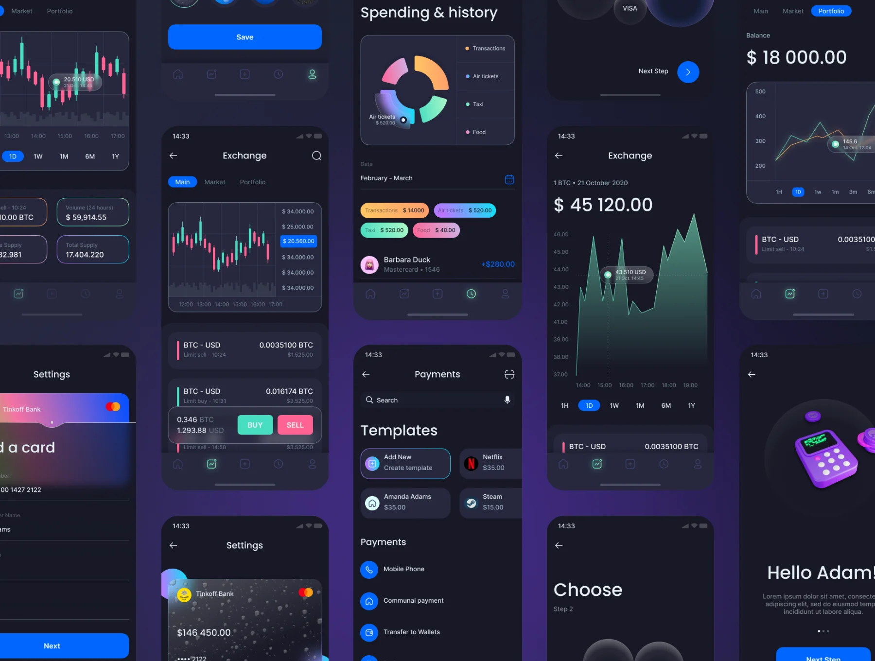 Crypter UI Kit — Banking, Crypto, Trading 💸 5