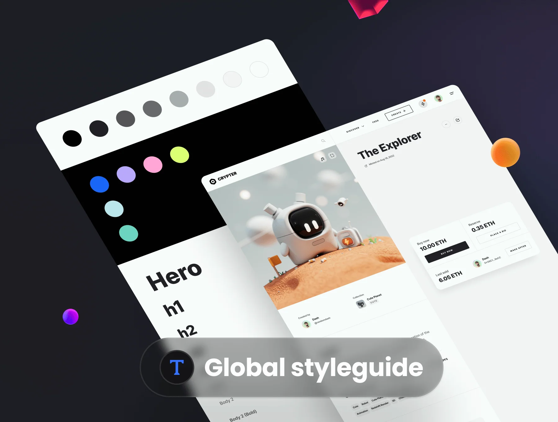Crypter v.2 - NFT Marketplace UI Kit 5