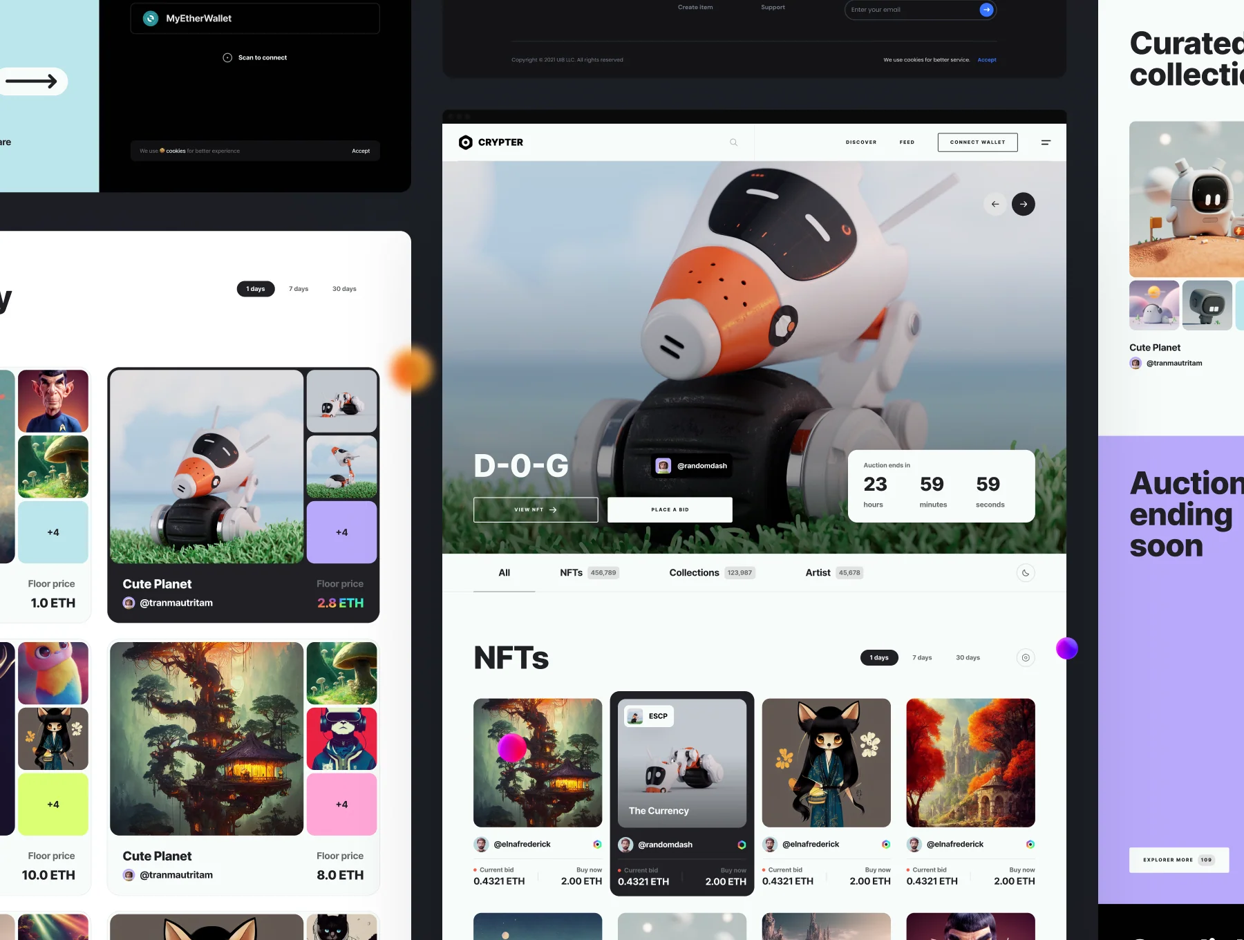 Crypter v.2 - NFT Marketplace UI Kit 6