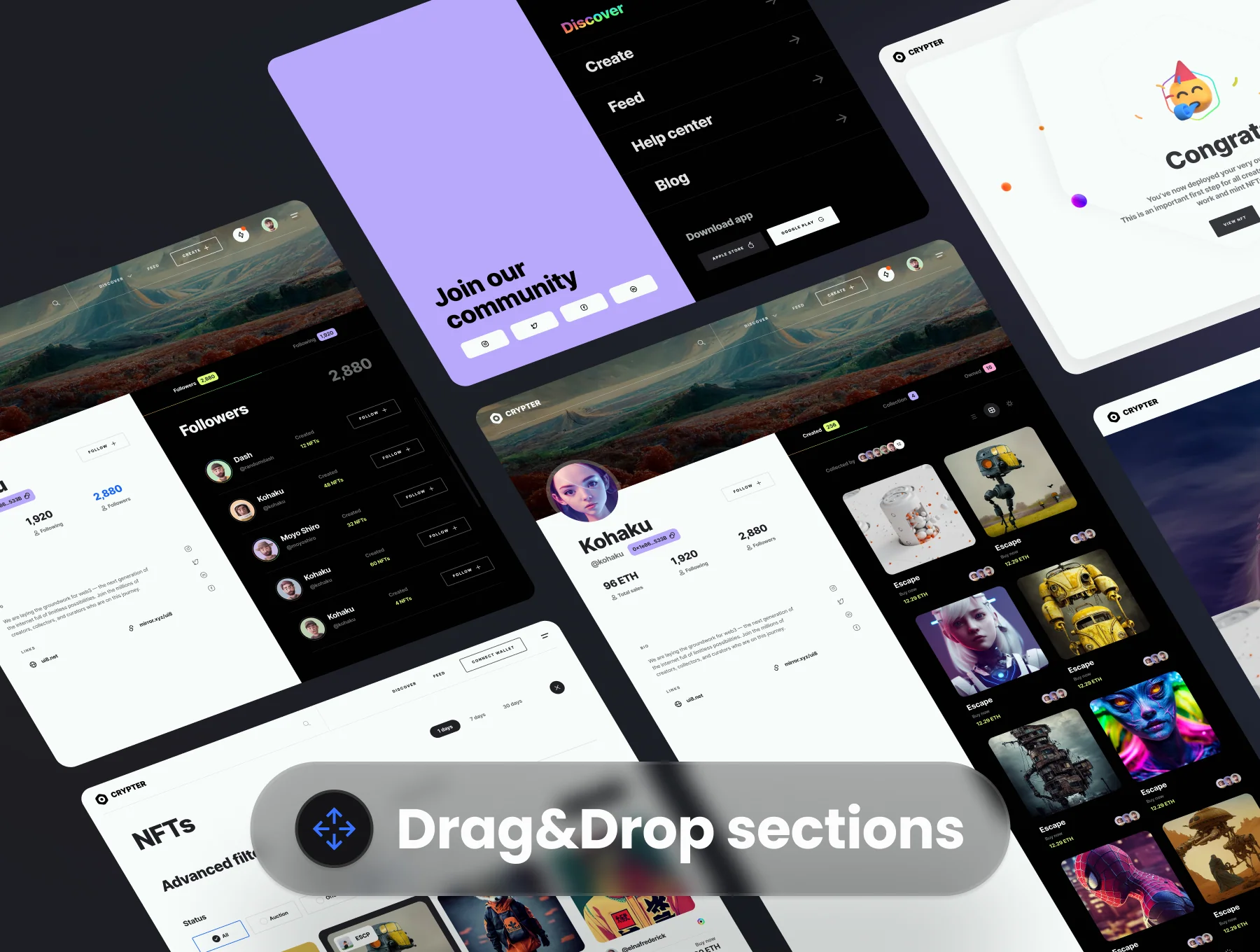 Crypter v.2 - NFT Marketplace UI Kit 7