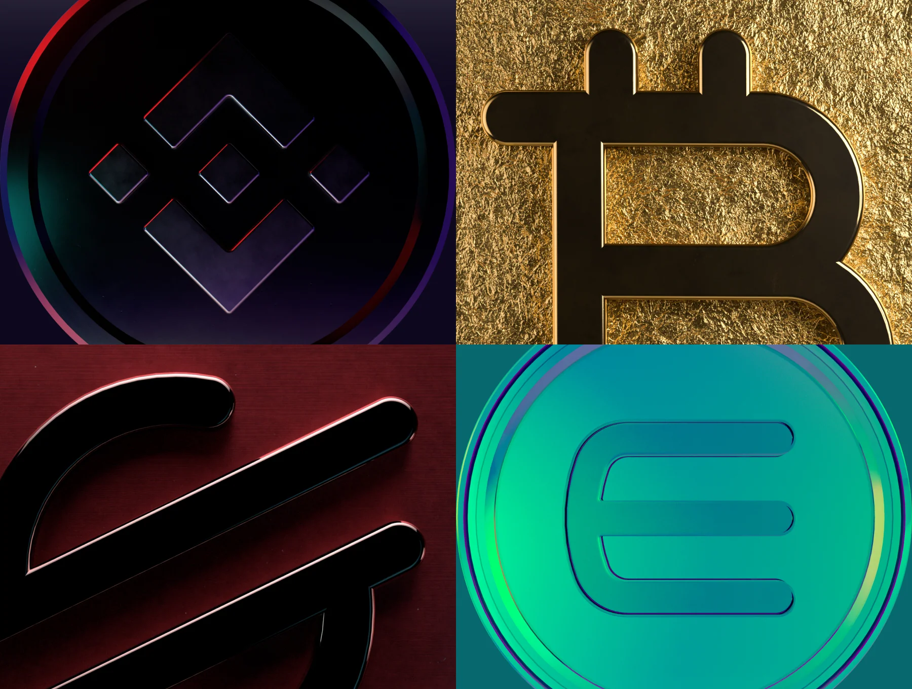 Crypto 3D Coins 4
