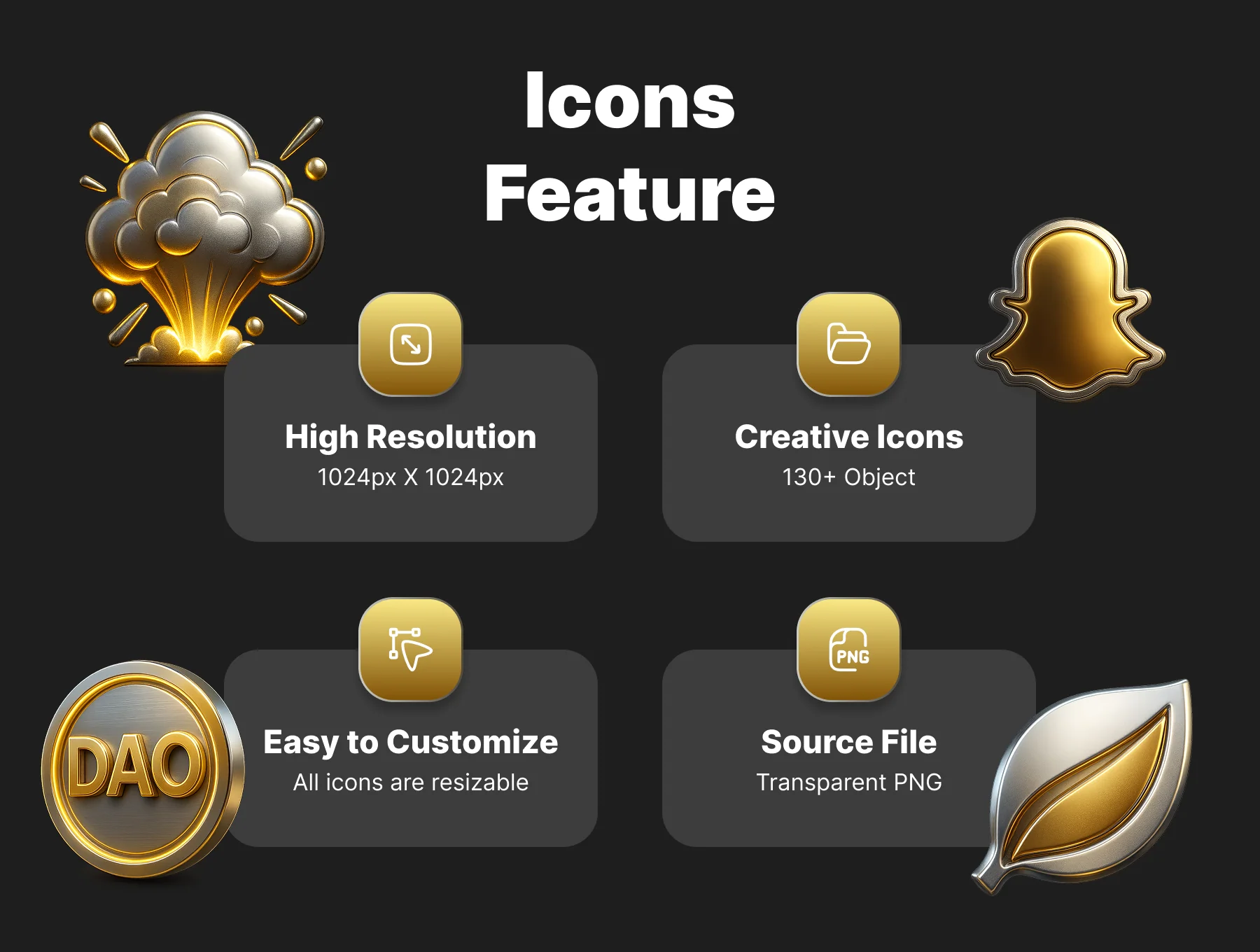 Crypto 3D Icon Pack 2