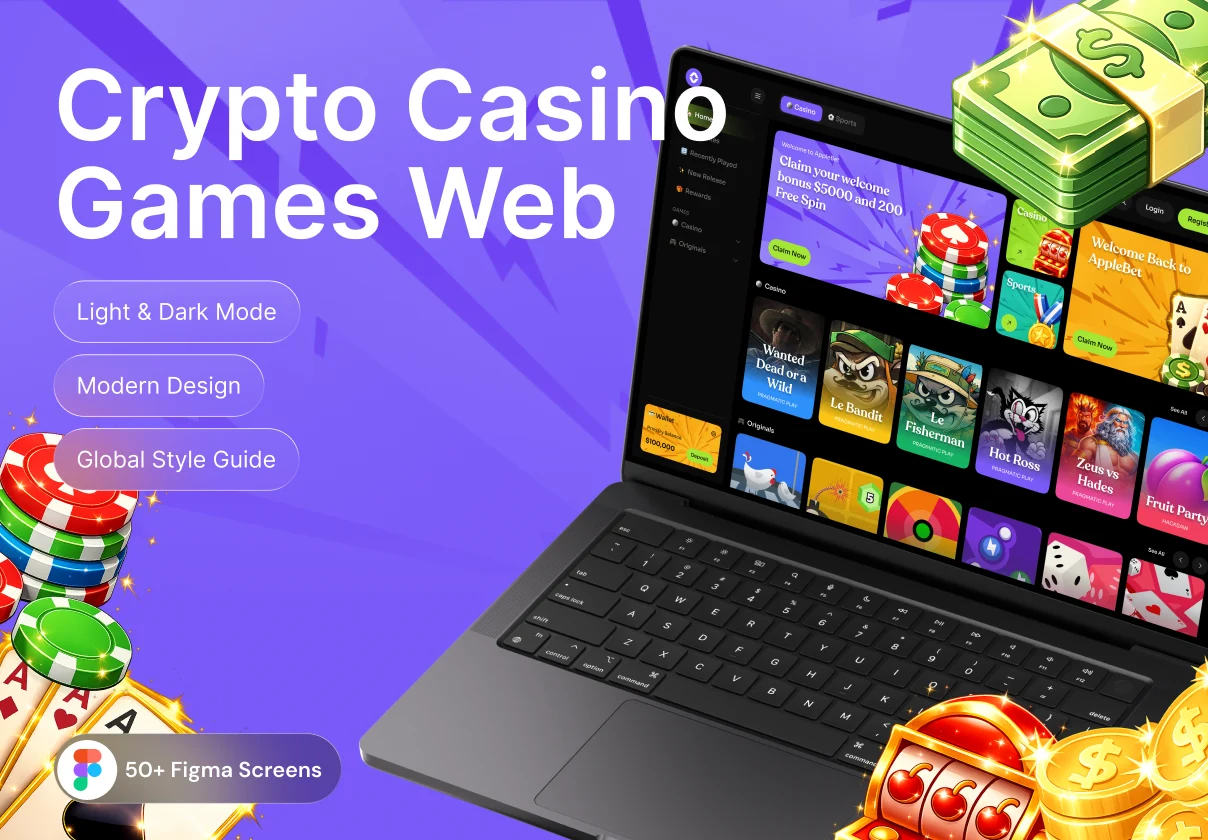 Crypto Casino Sports Betting Web UI Kit