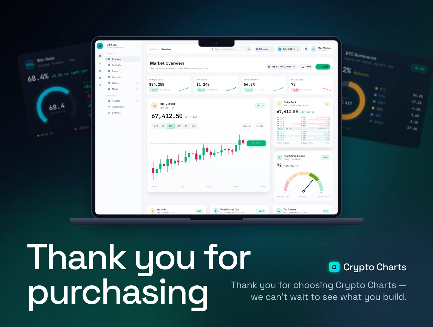 Crypto Charts — Crypto Dashboard & Chart UI Kit 6