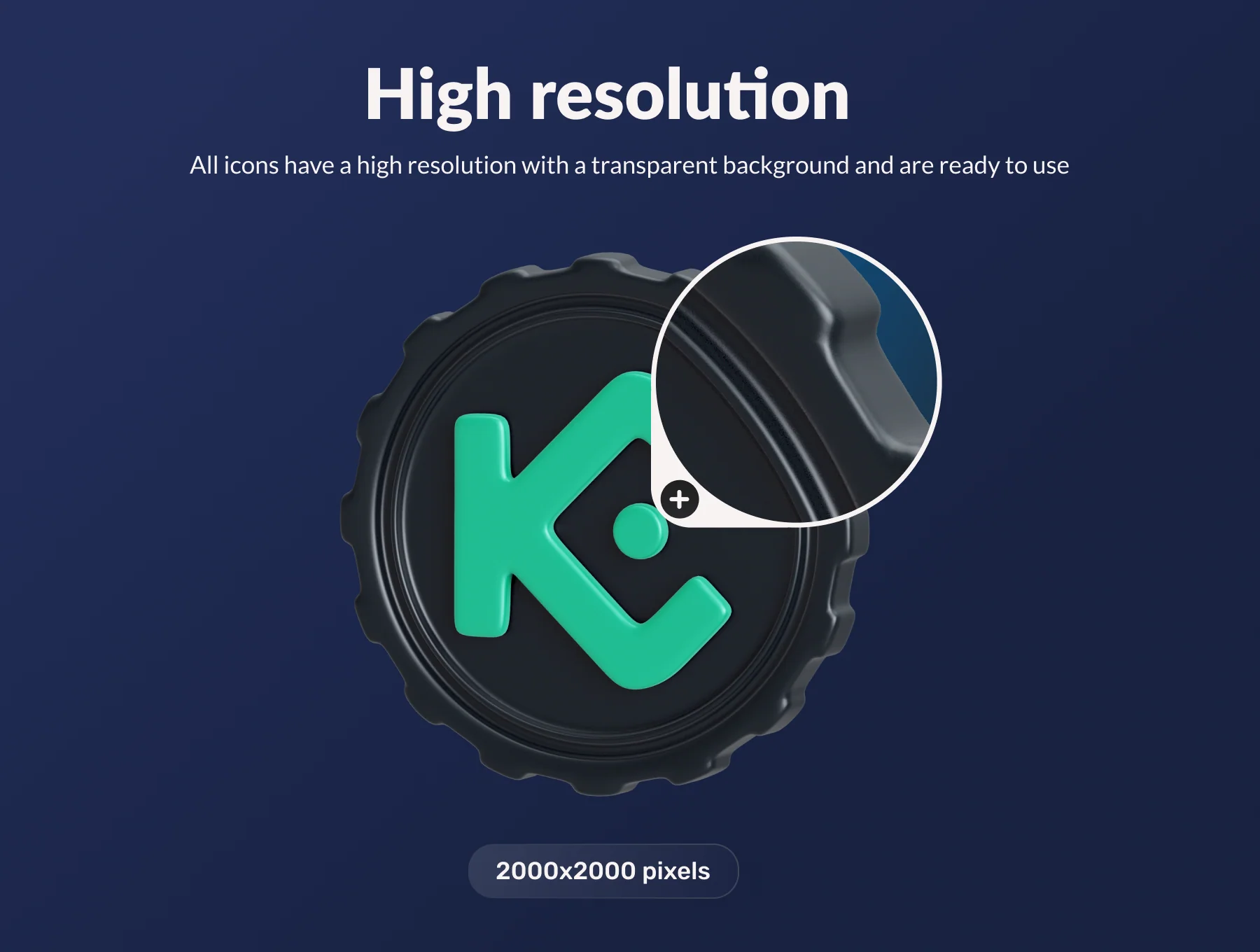 Crypto Coins: 3D Icon Set 4