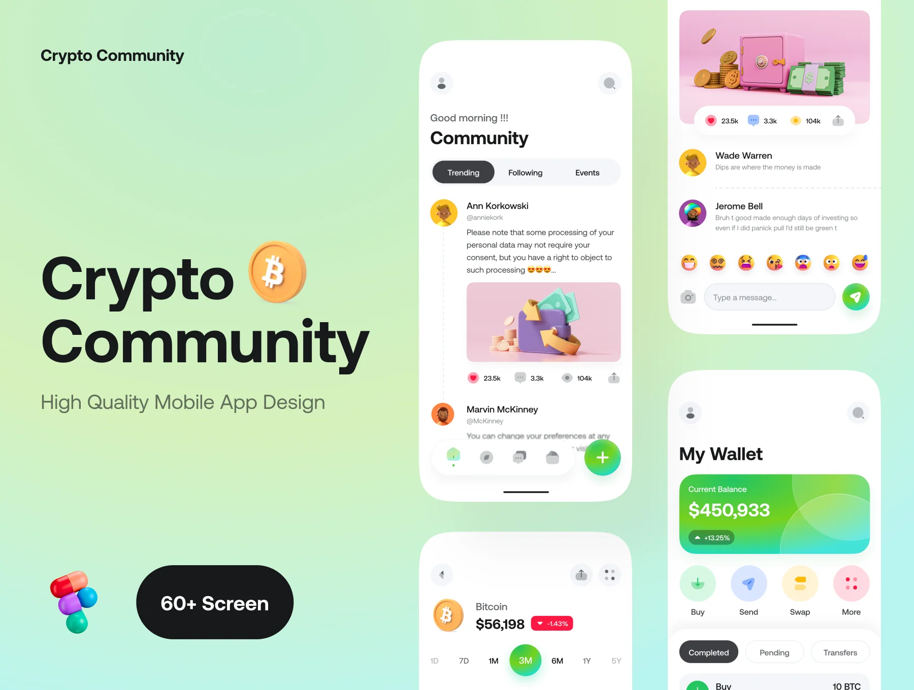 Crypto Community App UI Kit