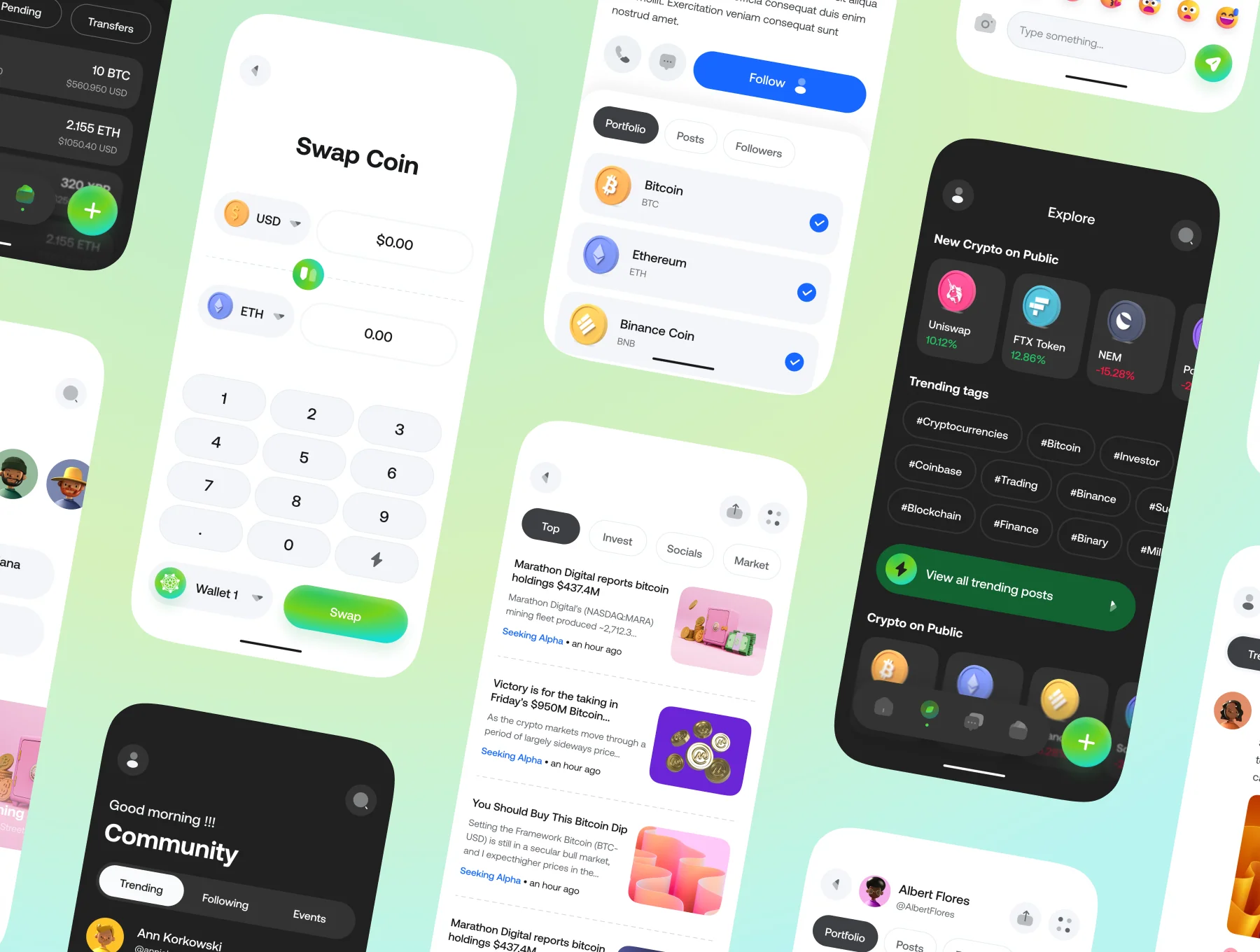 Crypto Community App UI Kit 2