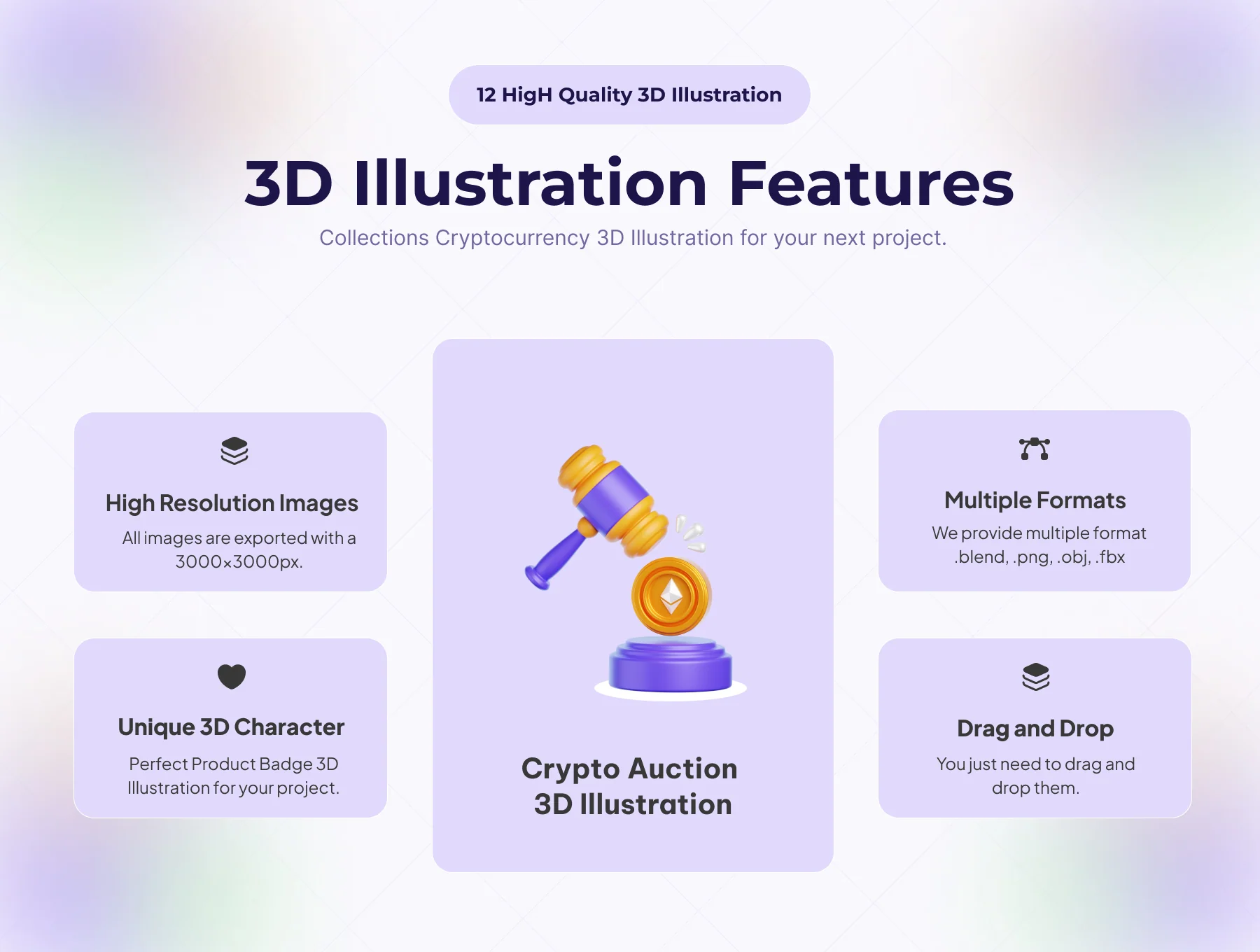 Cryptocurrency 3D Icon 2