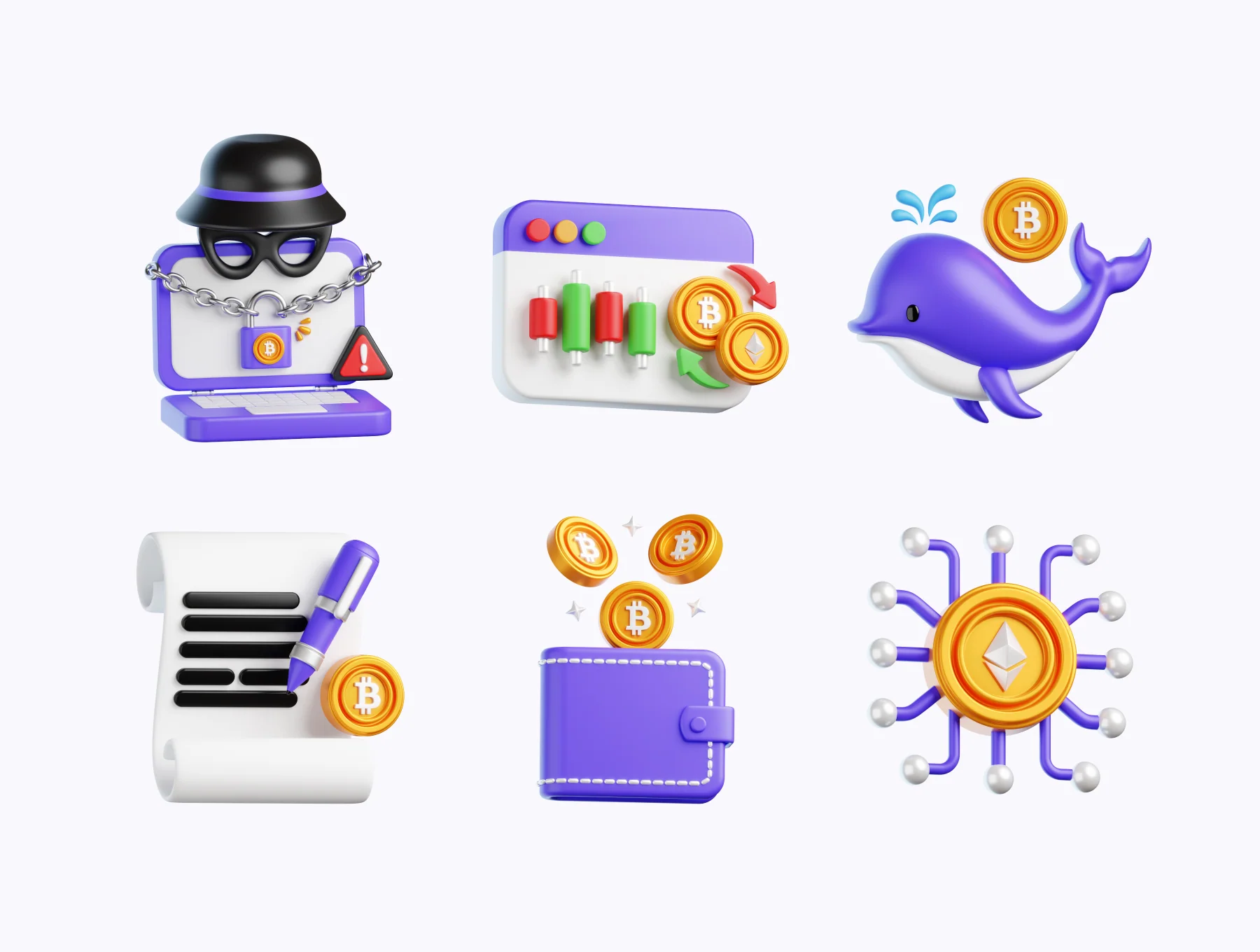 Cryptocurrency 3D Icon 6