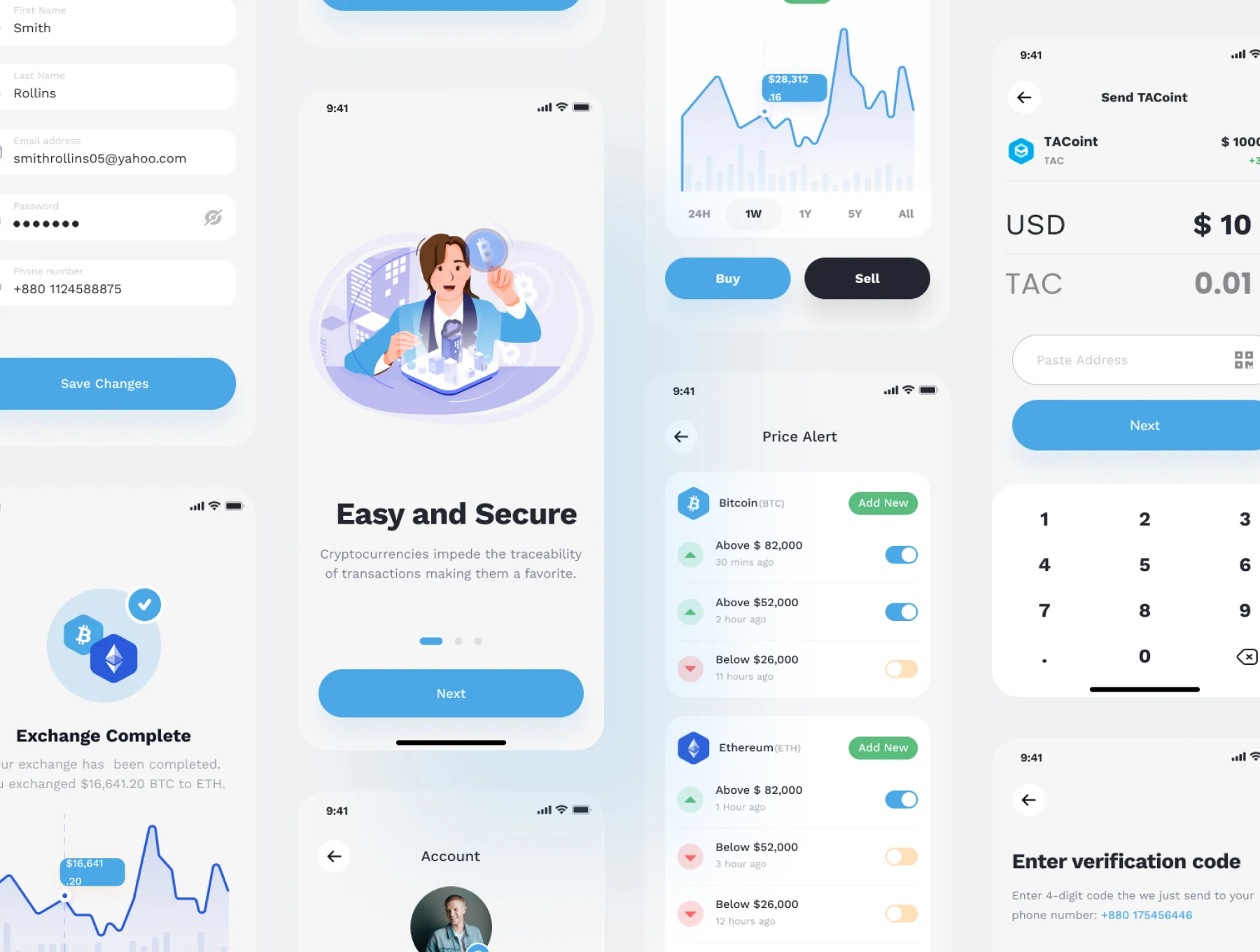 Crypto Currency App UI Kit 5