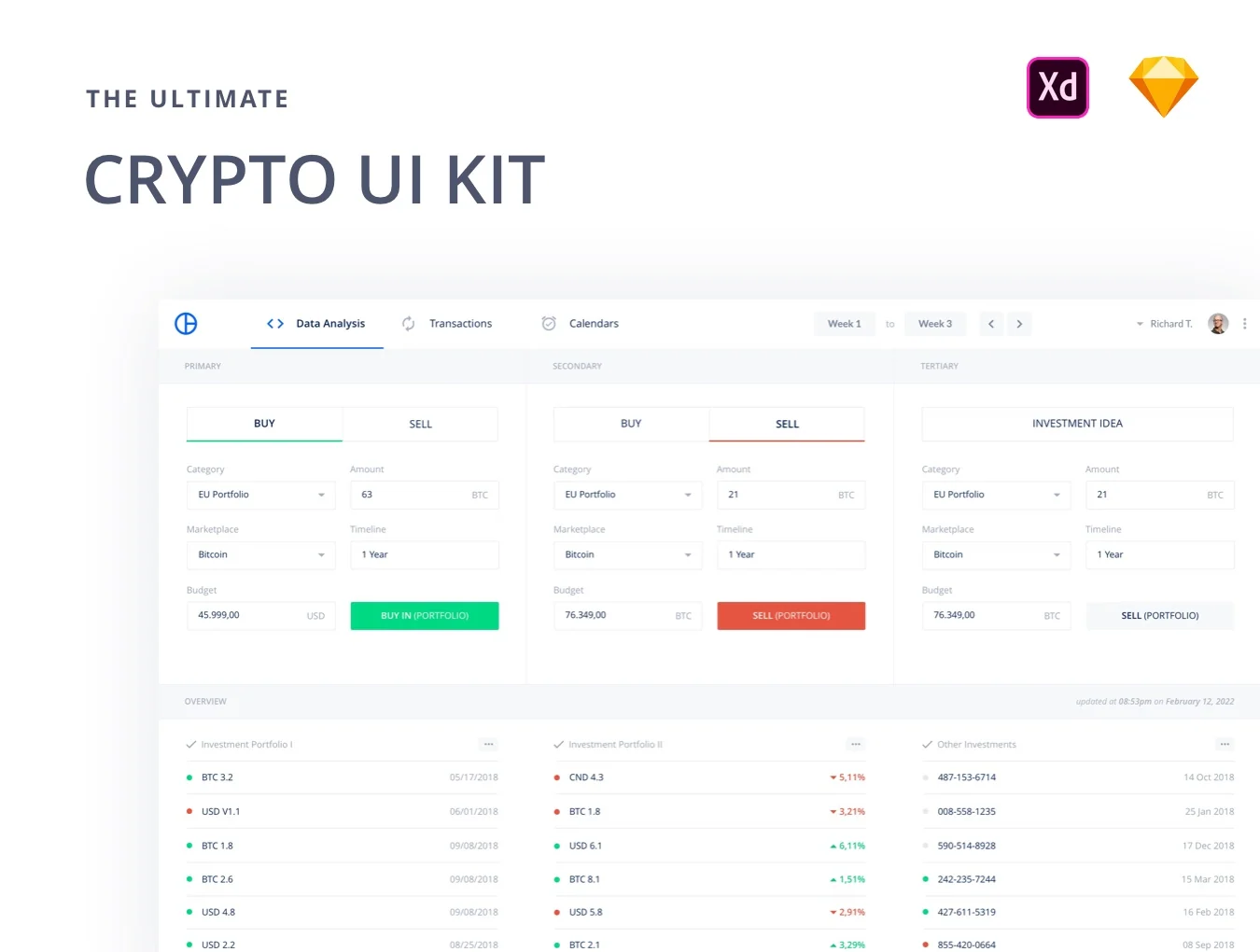 Crypto Web UI Kit