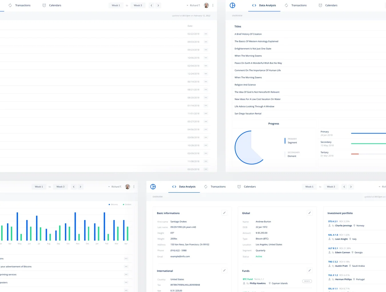 Crypto Web UI Kit 4