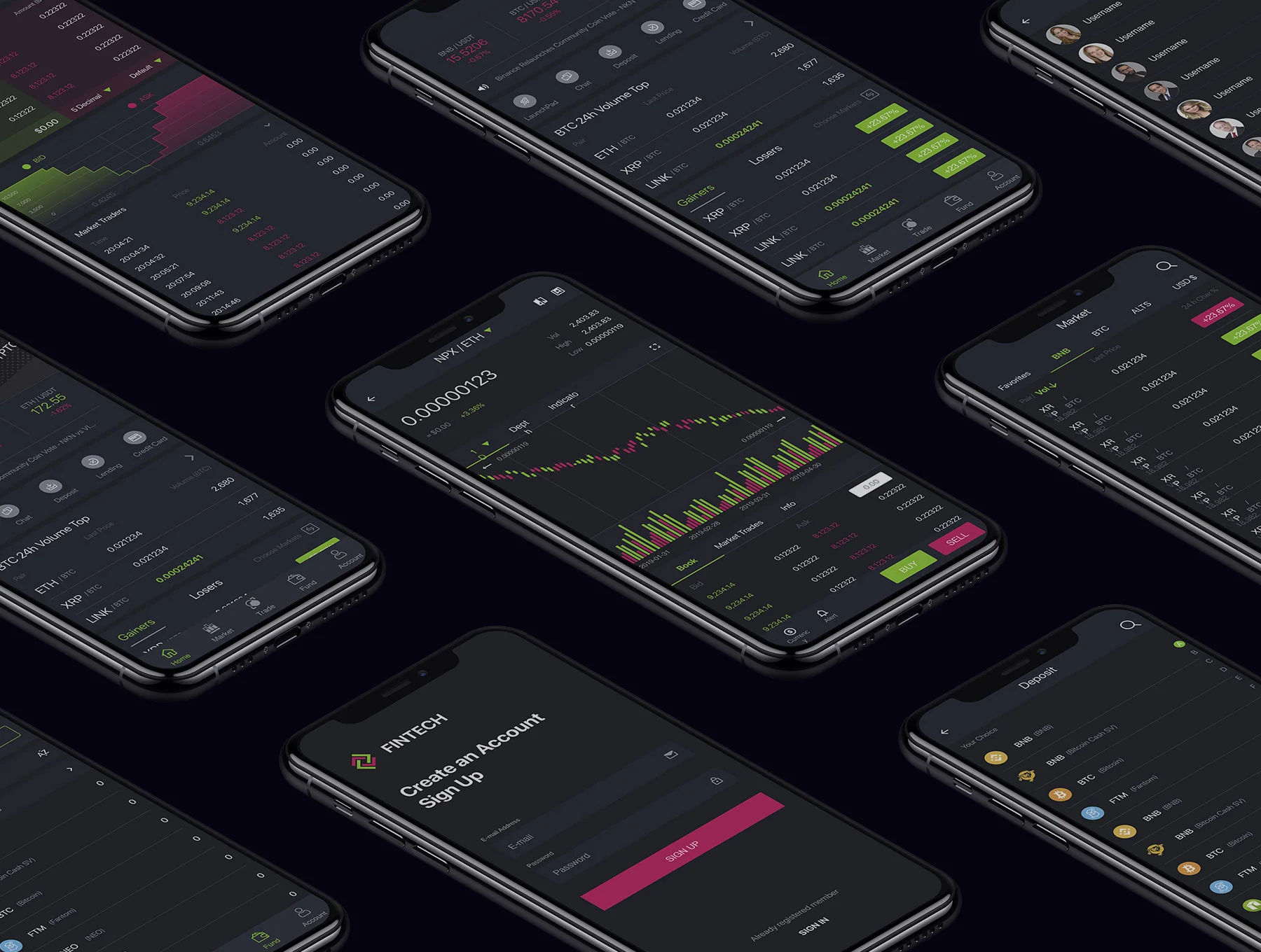 Crypto Curry - Premium Mobile UI Kit for Blockchain