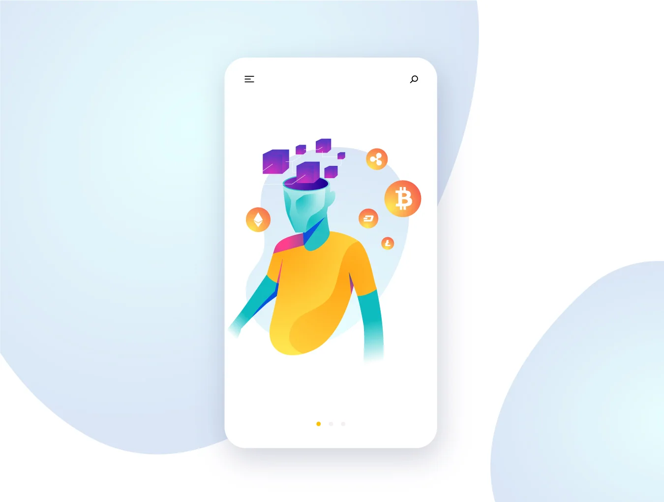 Crypto Future Illustration Pack 2