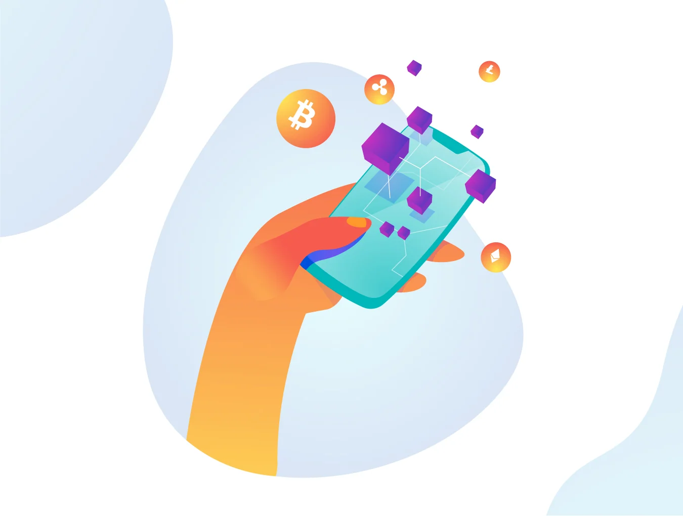 Crypto Future Illustration Pack 4