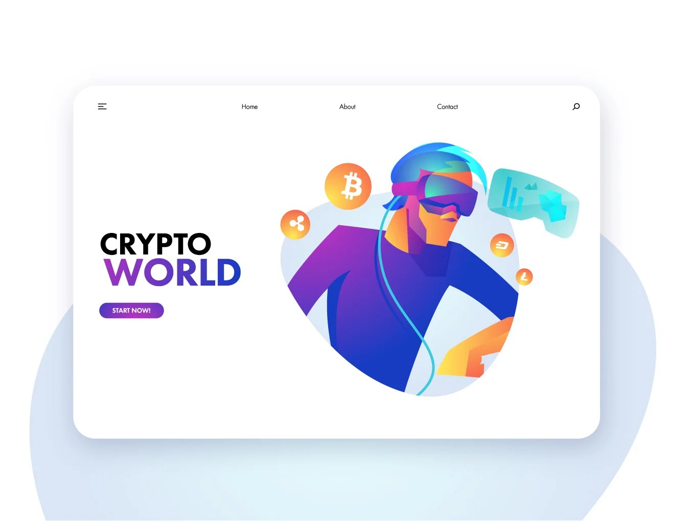 Crypto Future Illustration Pack 6