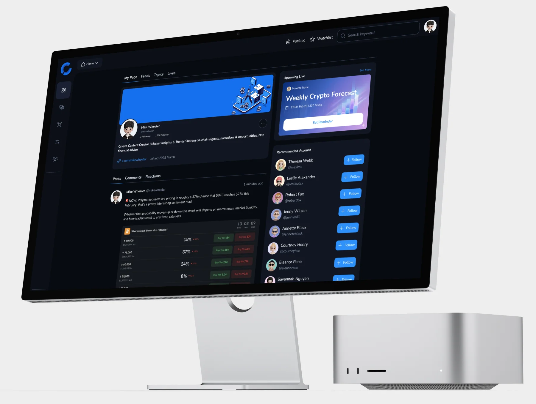 Cryptex Crypto Market Dashboard UI Kit 4