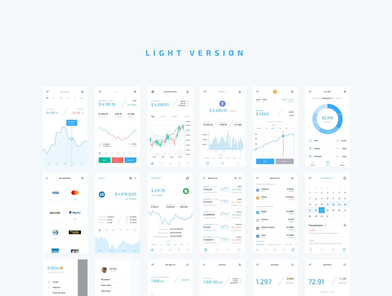 Crypto Mobile UI Kit 3