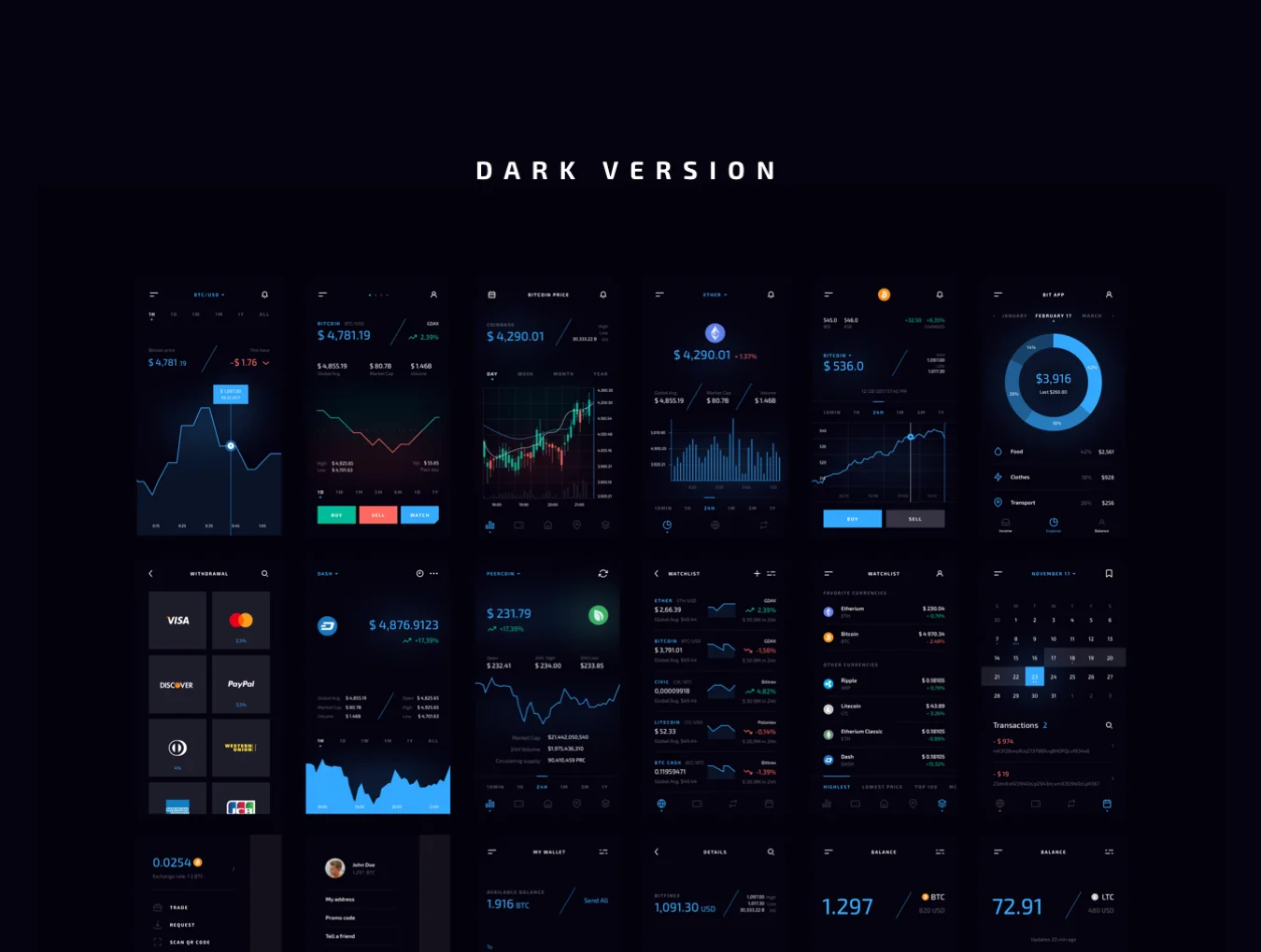 Crypto Mobile UI Kit 4