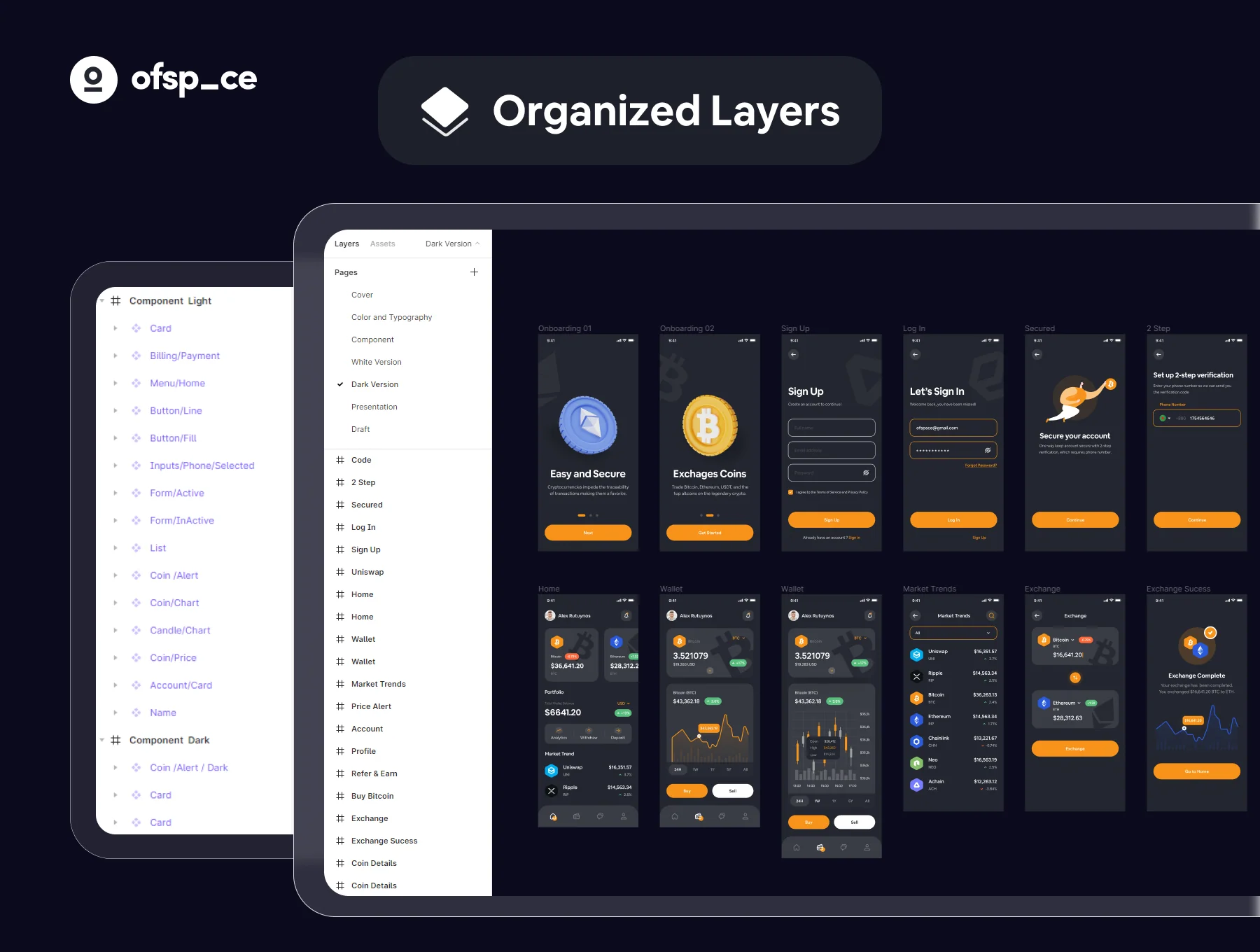 Crypto Wallet App Design UI Kit 4