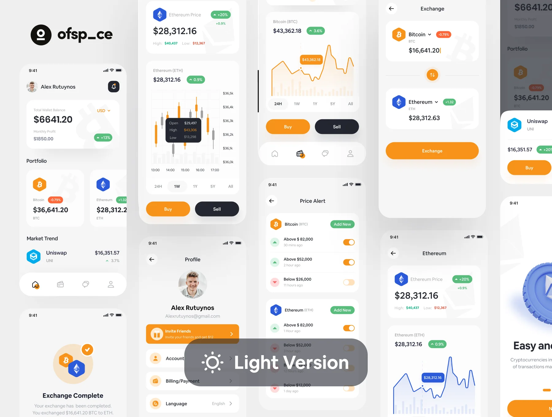 Crypto Wallet App Design UI Kit 7
