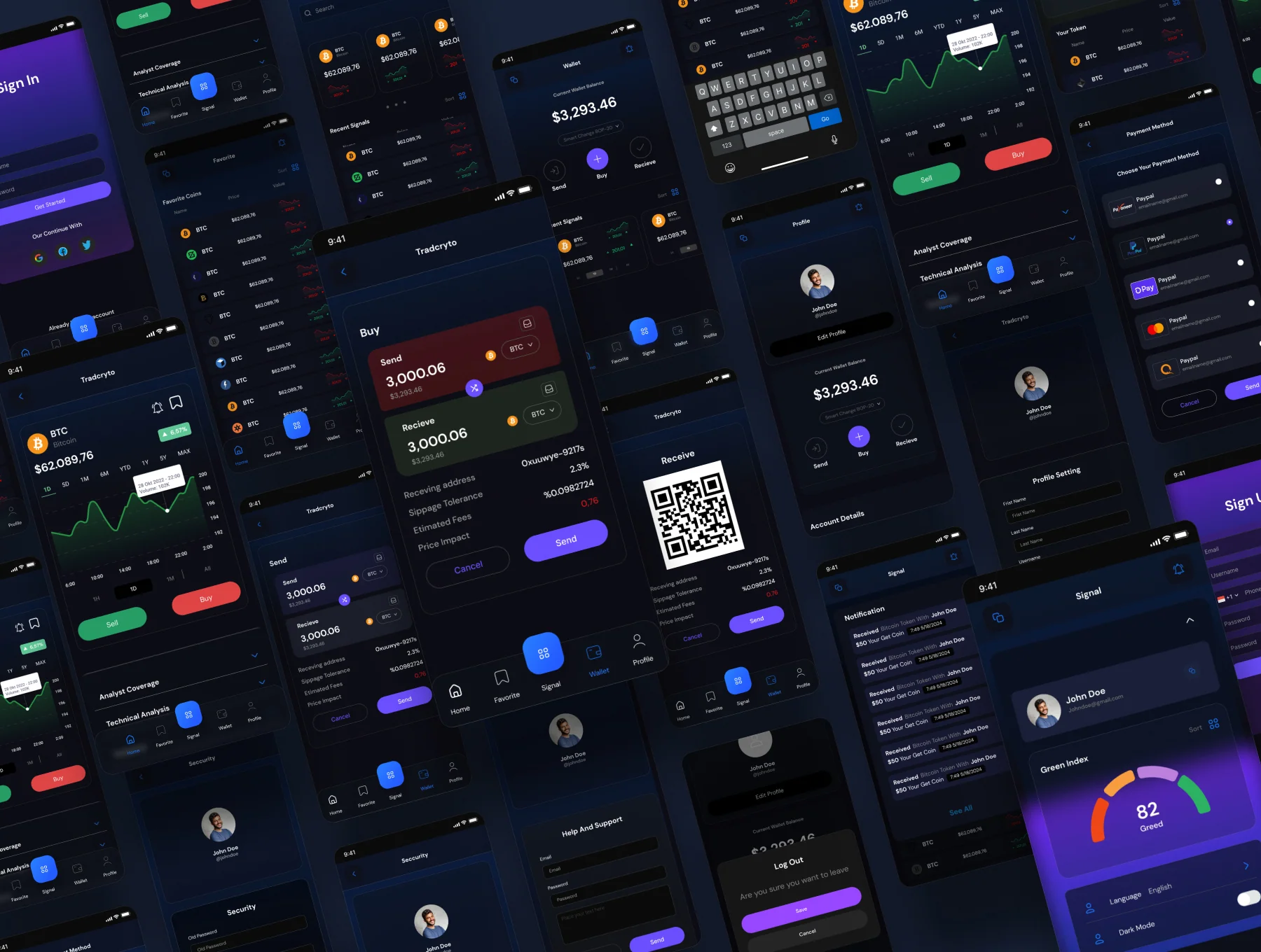 Crypto Wallet | Crypto Monitoring  Mobile App Ui Kit 5