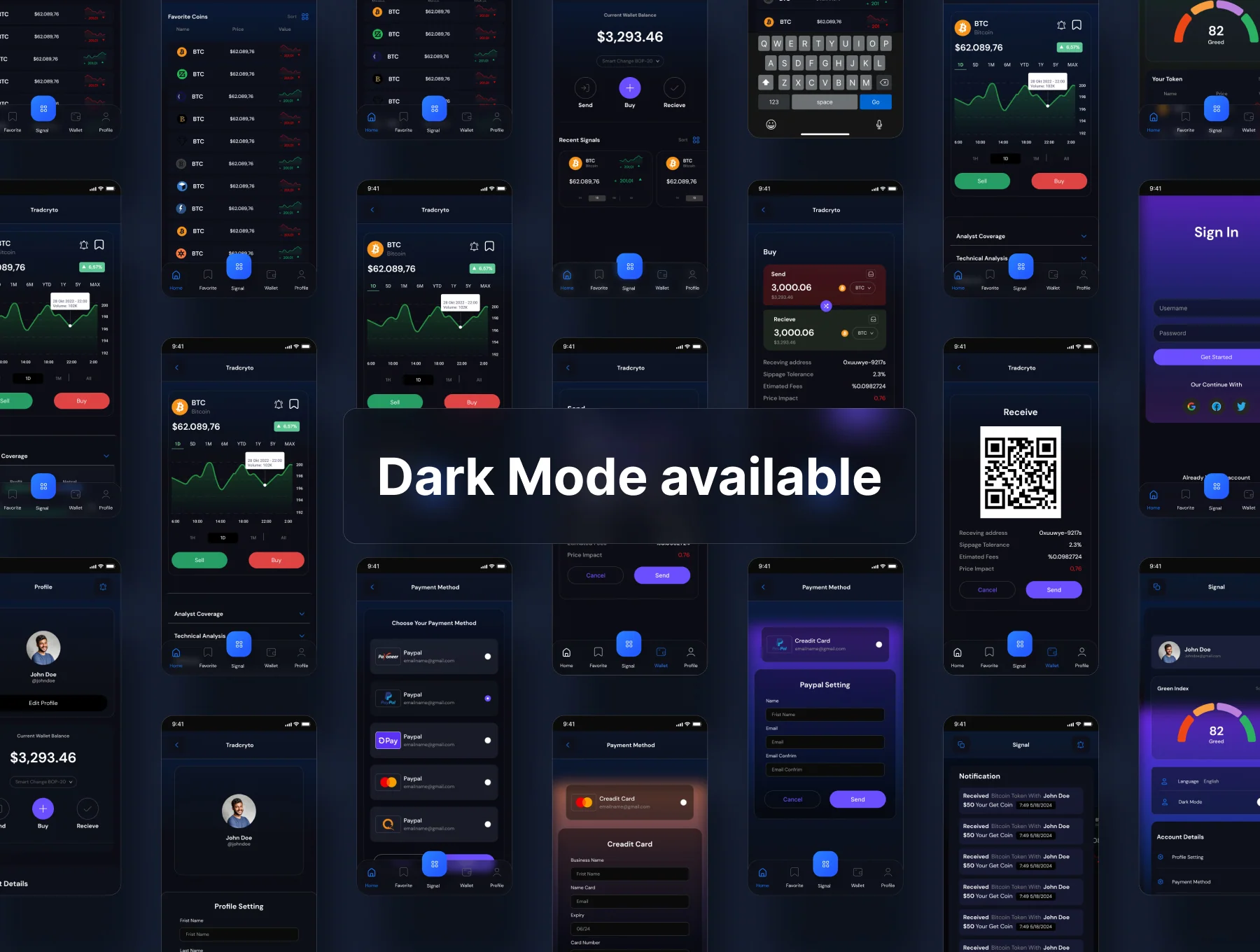 Crypto Wallet | Crypto Monitoring  Mobile App Ui Kit 6