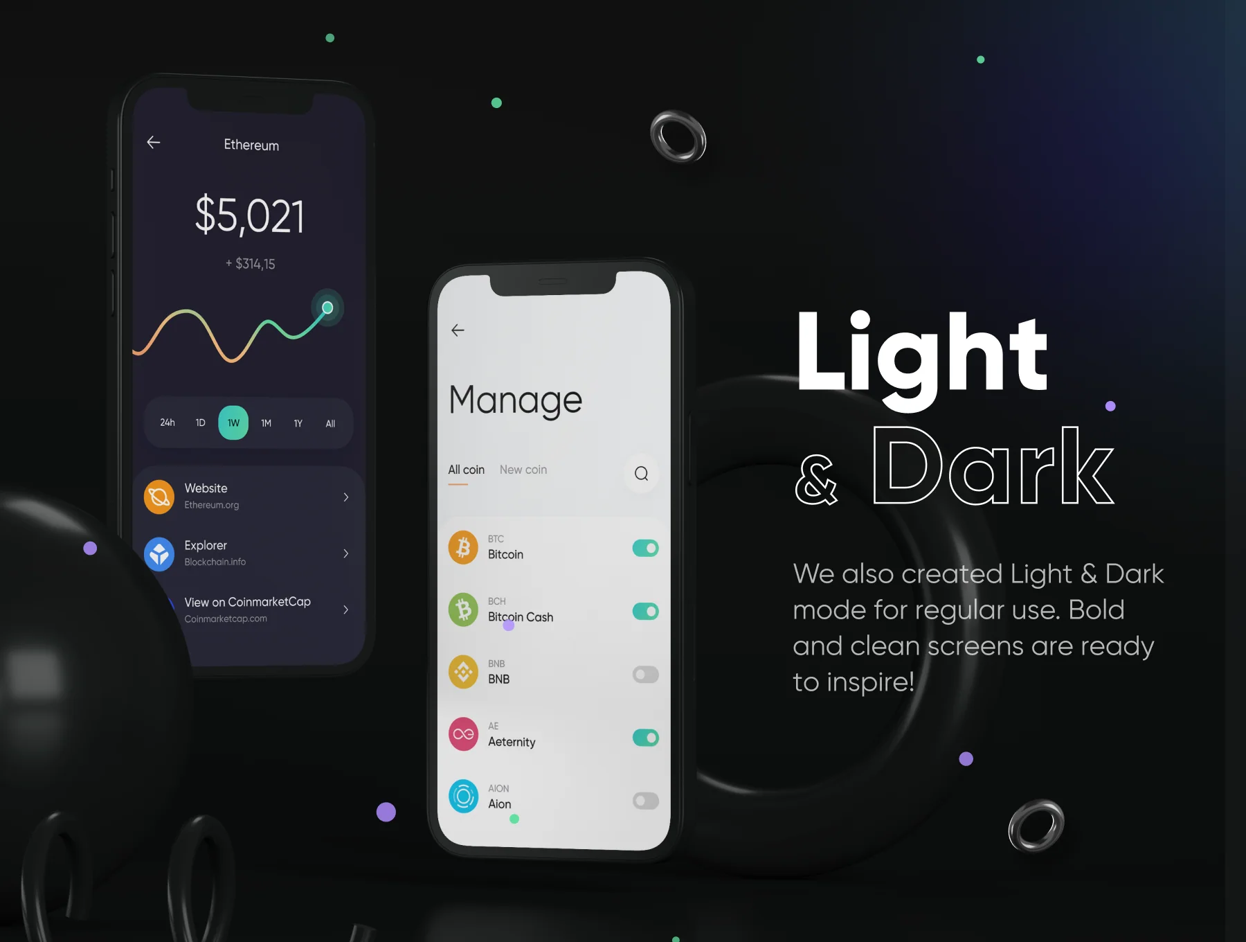 Crypto Wallet - IOS UI Kits 4