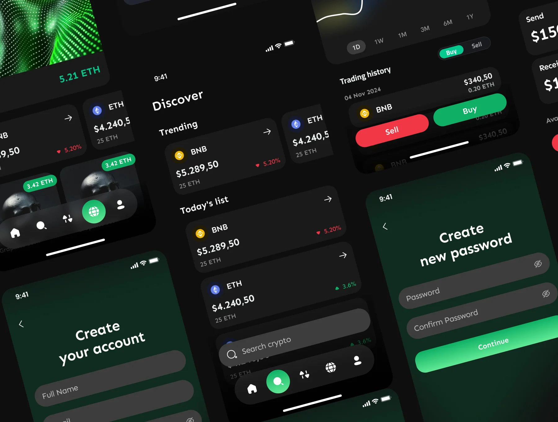 Crypto Wallet Premium UI Kits App 5